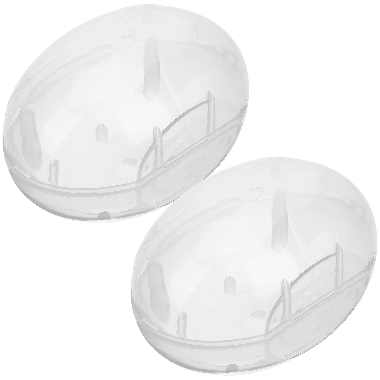 Menstrual Cups Storage Box for Hygienic Use 2Pcs Transparent PP Cases