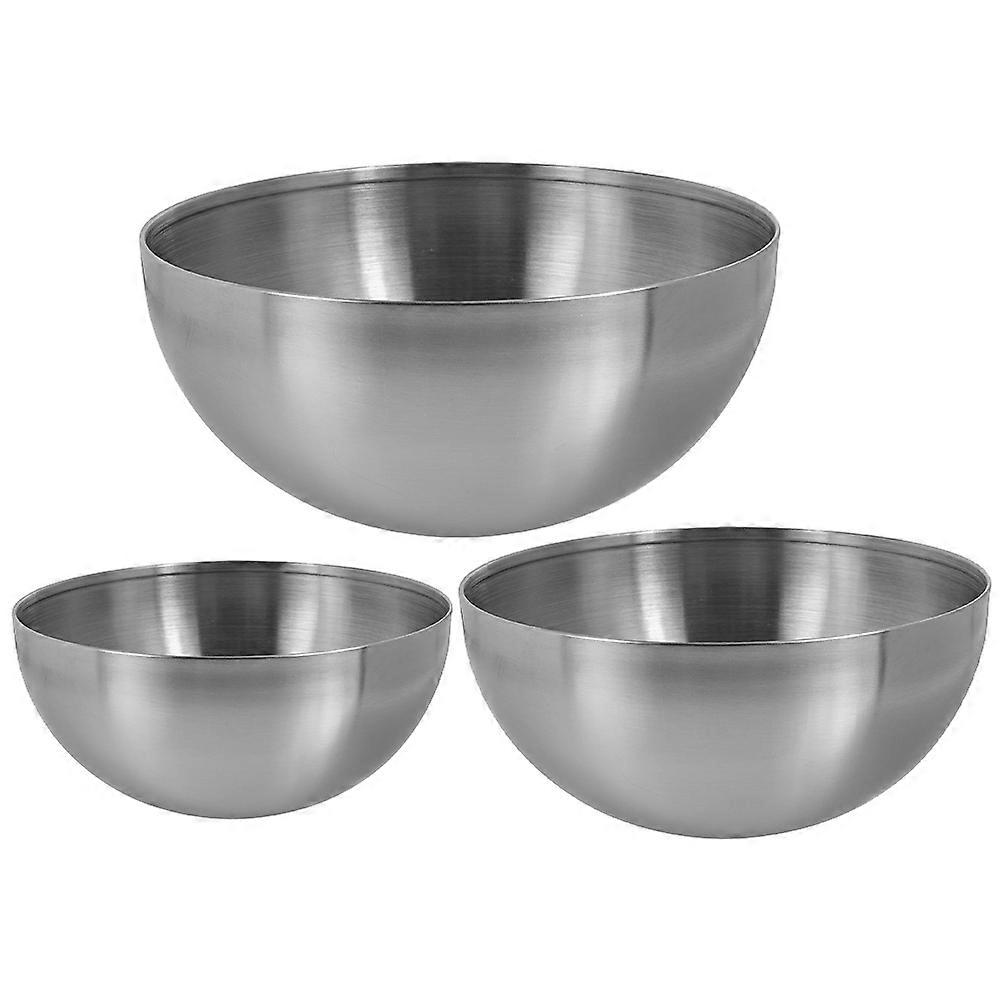 Multi-Functional Stainless Steel Salad Bowls for Kitchen Use 9Pcs Set