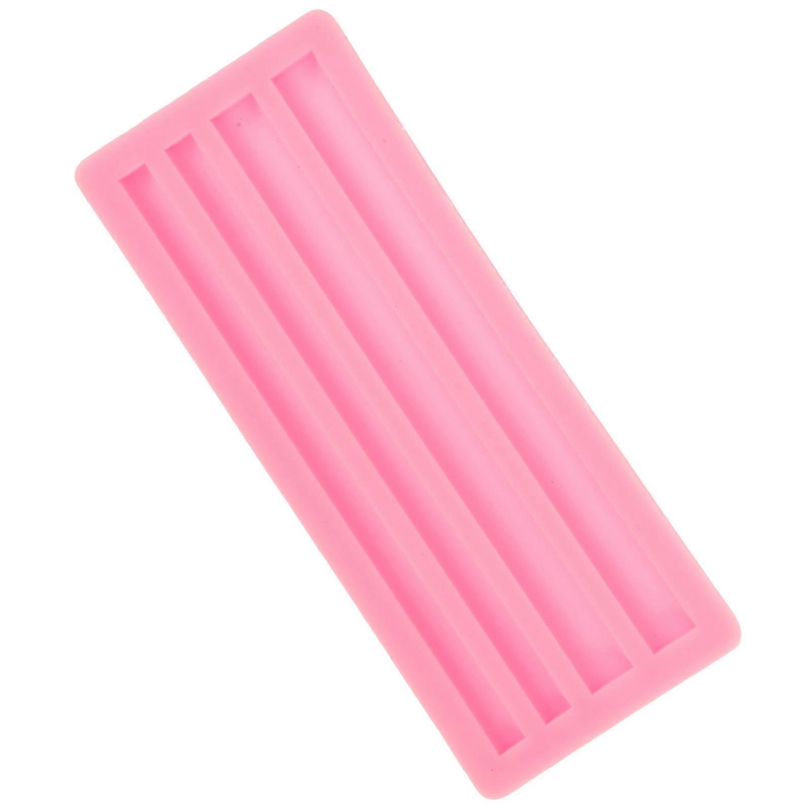 5Pcs Silicone Mold For Making Half Round Wax Sticks Suitable For Home And Office Use With Easy Demoulding