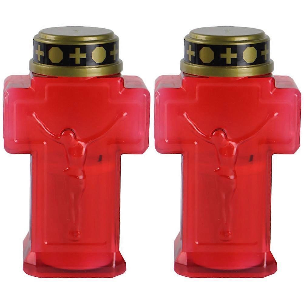 Flameless Candle Lights Religious Candle Lights 8Pcs Set