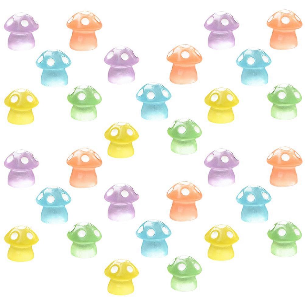 in The Dark Mushroom Decorations for Display 150Pcs Resin Assorted Color