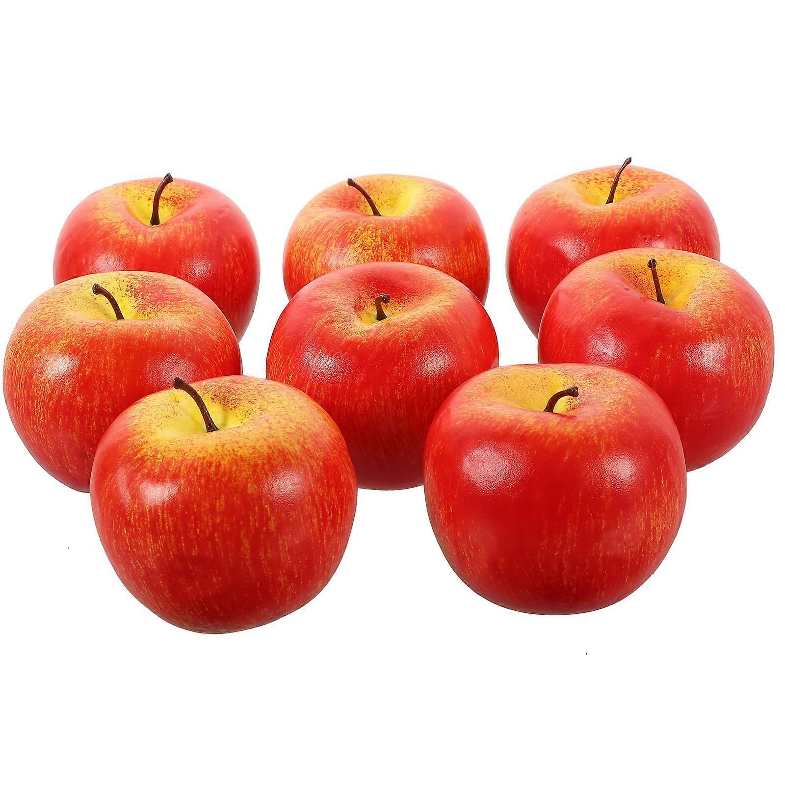 Red Foam Fake for Decoration 40Pcs Realistic Display Models