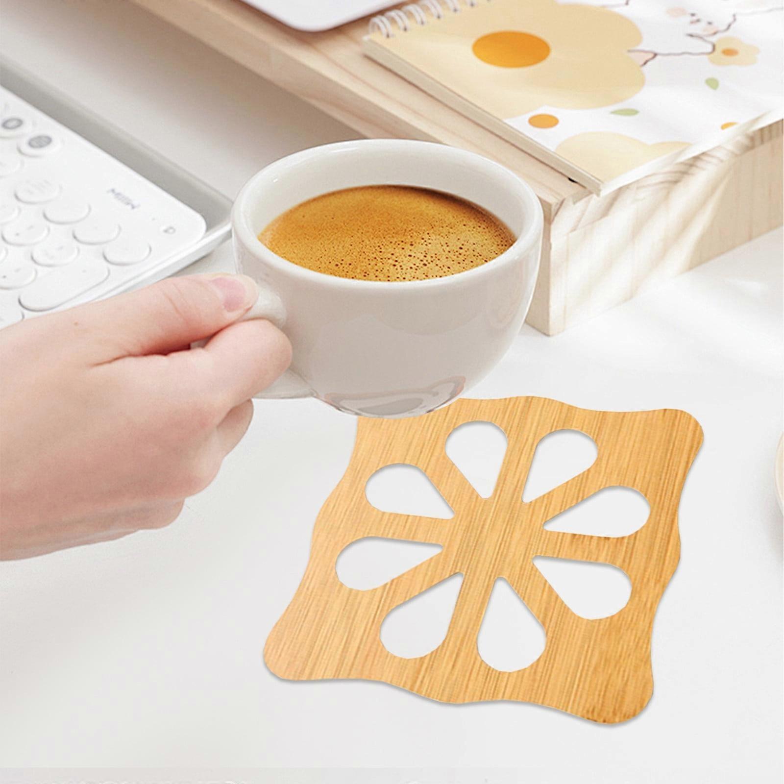 Kdkad Hollow Round Heat Insulation Mat, Non-Slip Placemat, compatible with bowls, pots, table use, multi-functional kitchen gadget