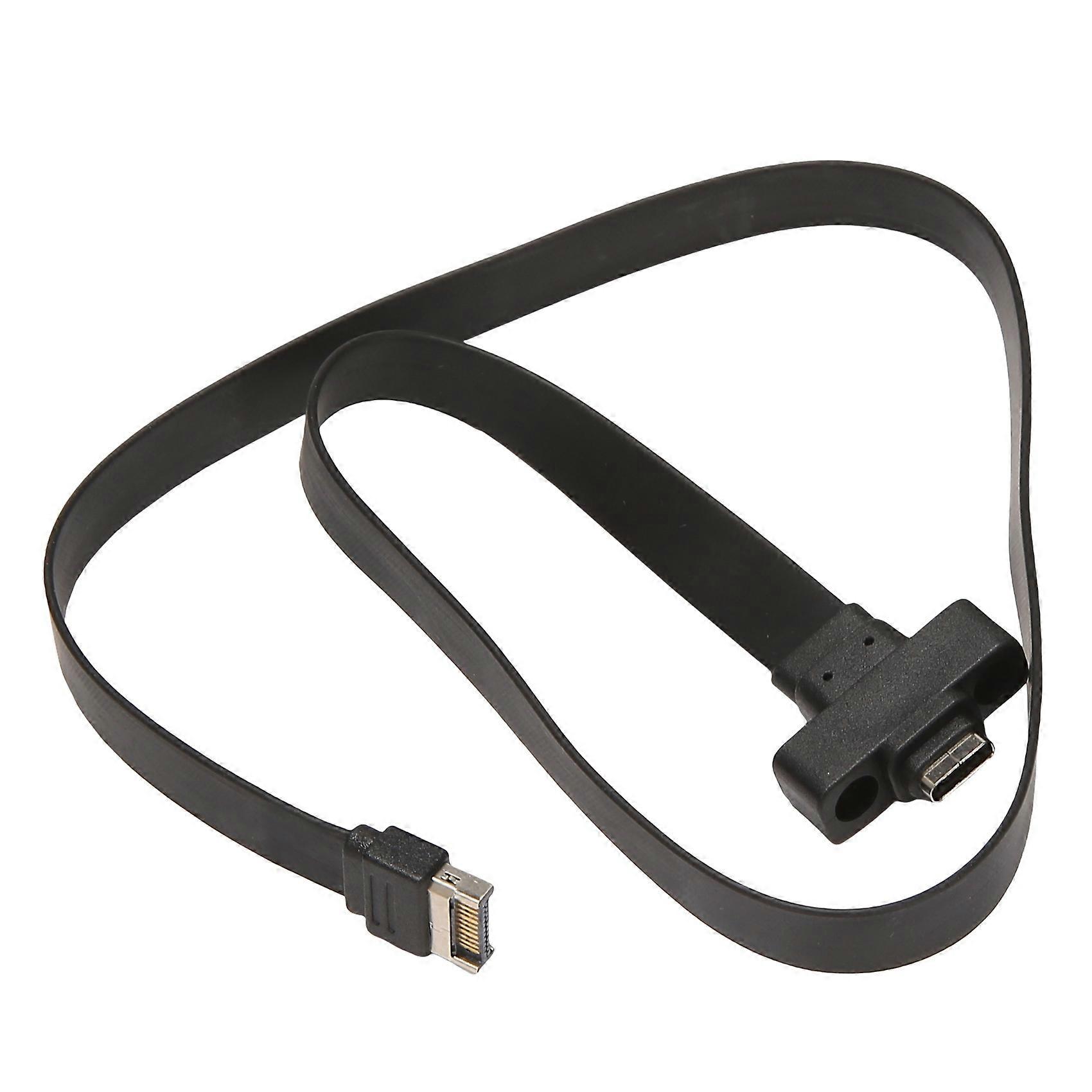 Cabo de extensão USB 3.1 tipo E para painel frontal tipo C, cabo adaptador interno de 2ª geração (10 Gbit/S), com