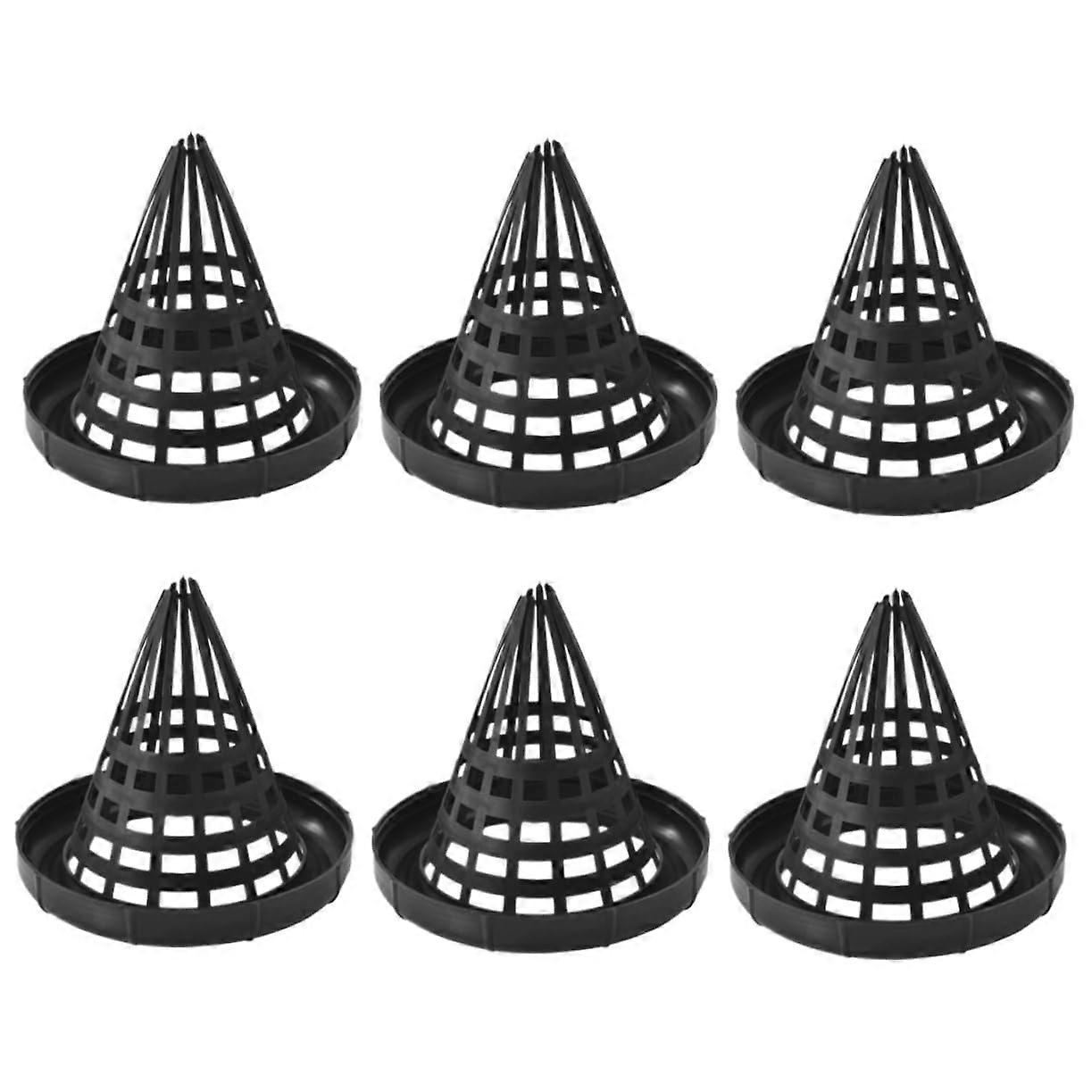 Eel Fishing Trap Lid 6Piece Set Portable Lightweight Shrimp Netting Cover Crawfish Catcher Accessory For Outdoor Fishing
