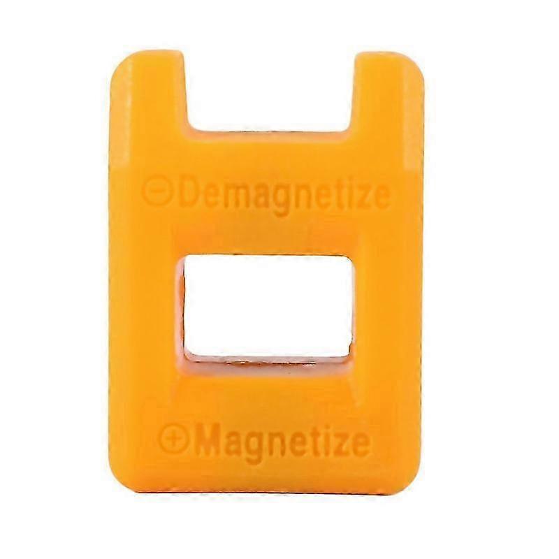For Screwdriver Magnetizer Degaussing Demagnetizer Magnetic Practical Pick Up Tool Coloryellow 25-26