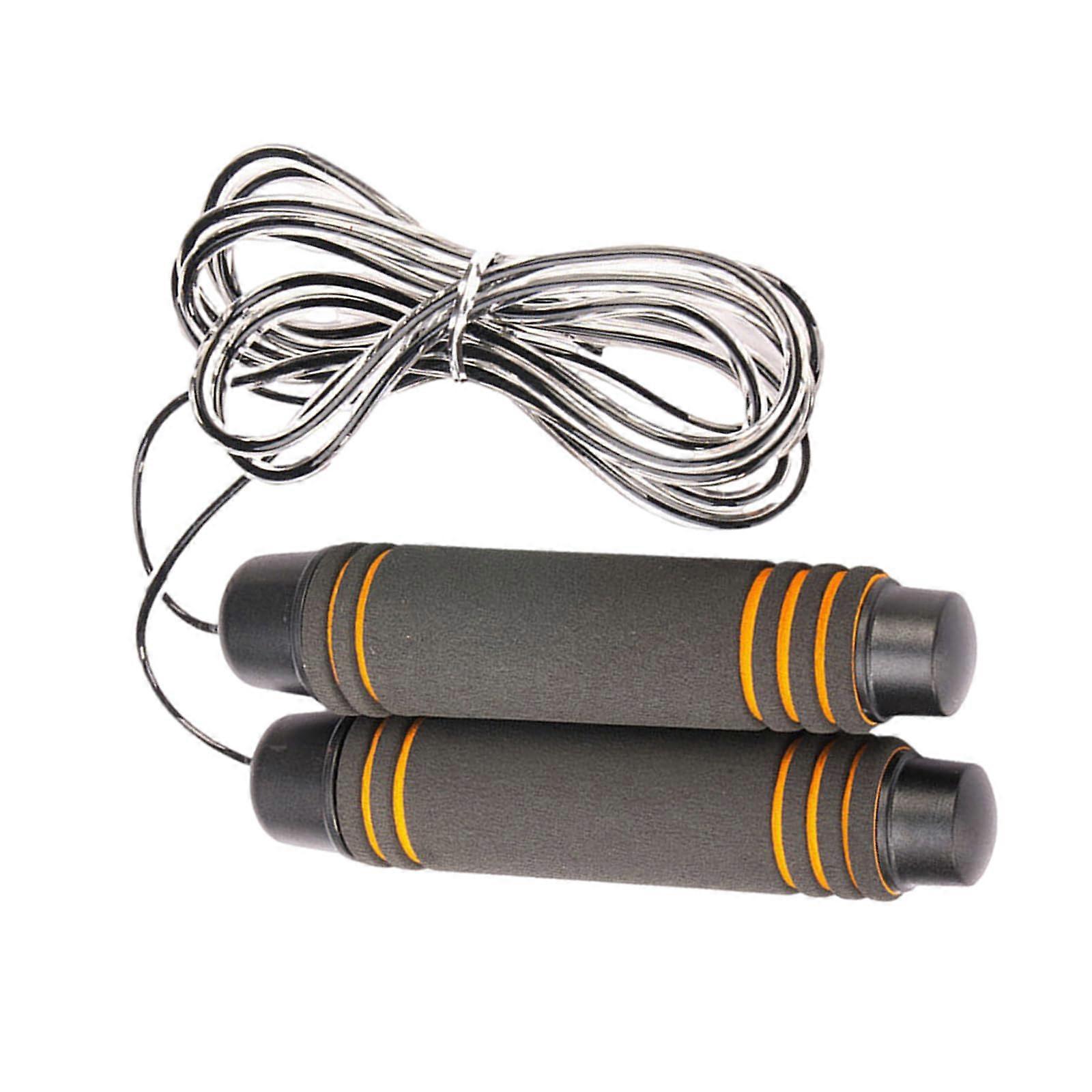 Weighted Skipping Rope, Speed Jump Rope, Tangle Design With Soft Foam Handles, Adjustable Length For Workouts