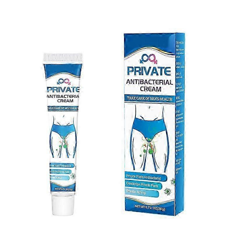 1Pc/2Pcs Private Antibacterials Cream Remove Odor Private Part Anti-Inflammatory Relieve Itching Eczema Cream 20g