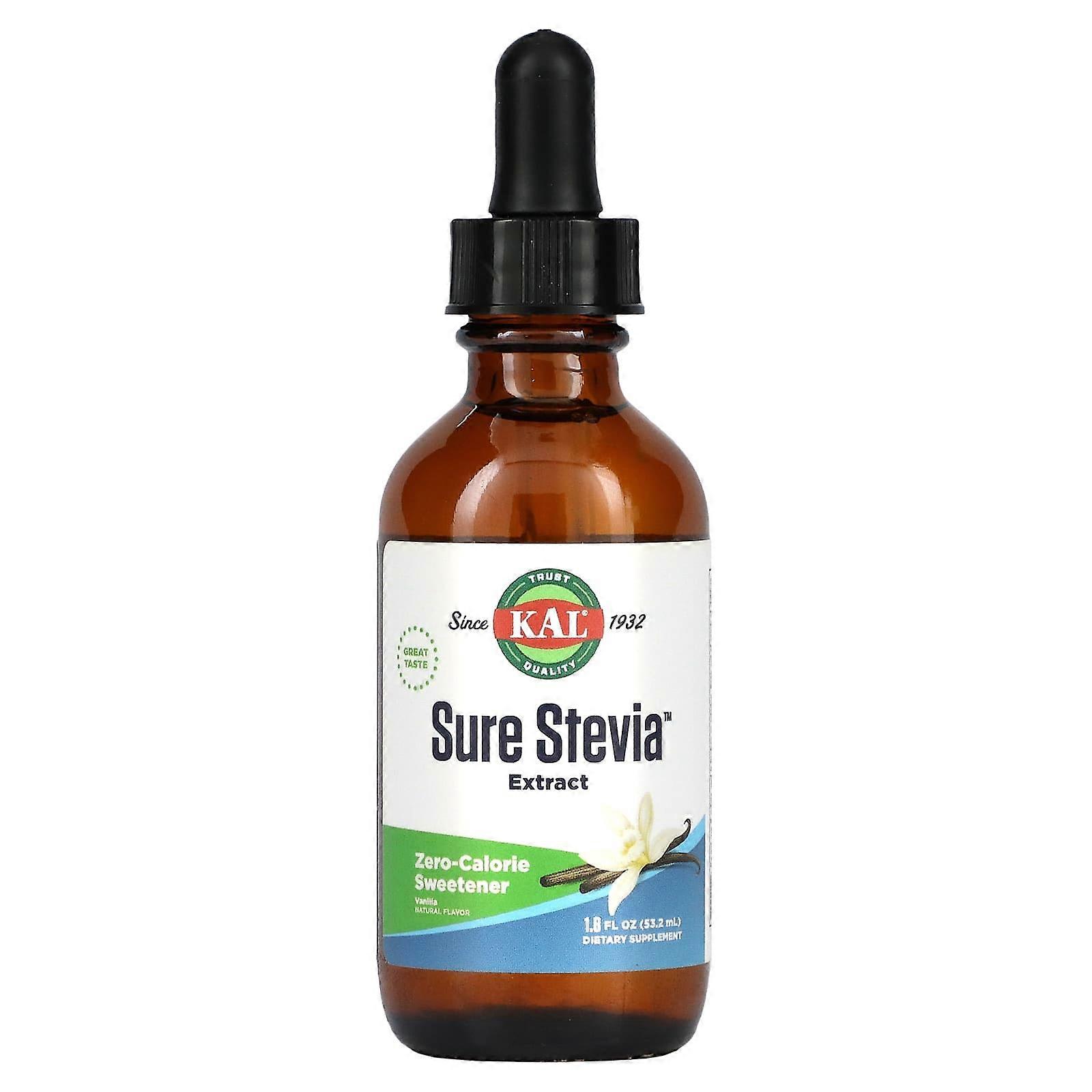 Sure Stevia Extract, Vanilla, 1.8 fl oz (53.2 ml)