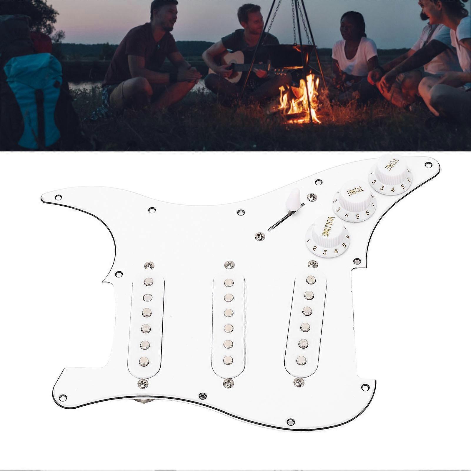 DIY Electric Guitar Kit with Prewired Pickguard Bridge System