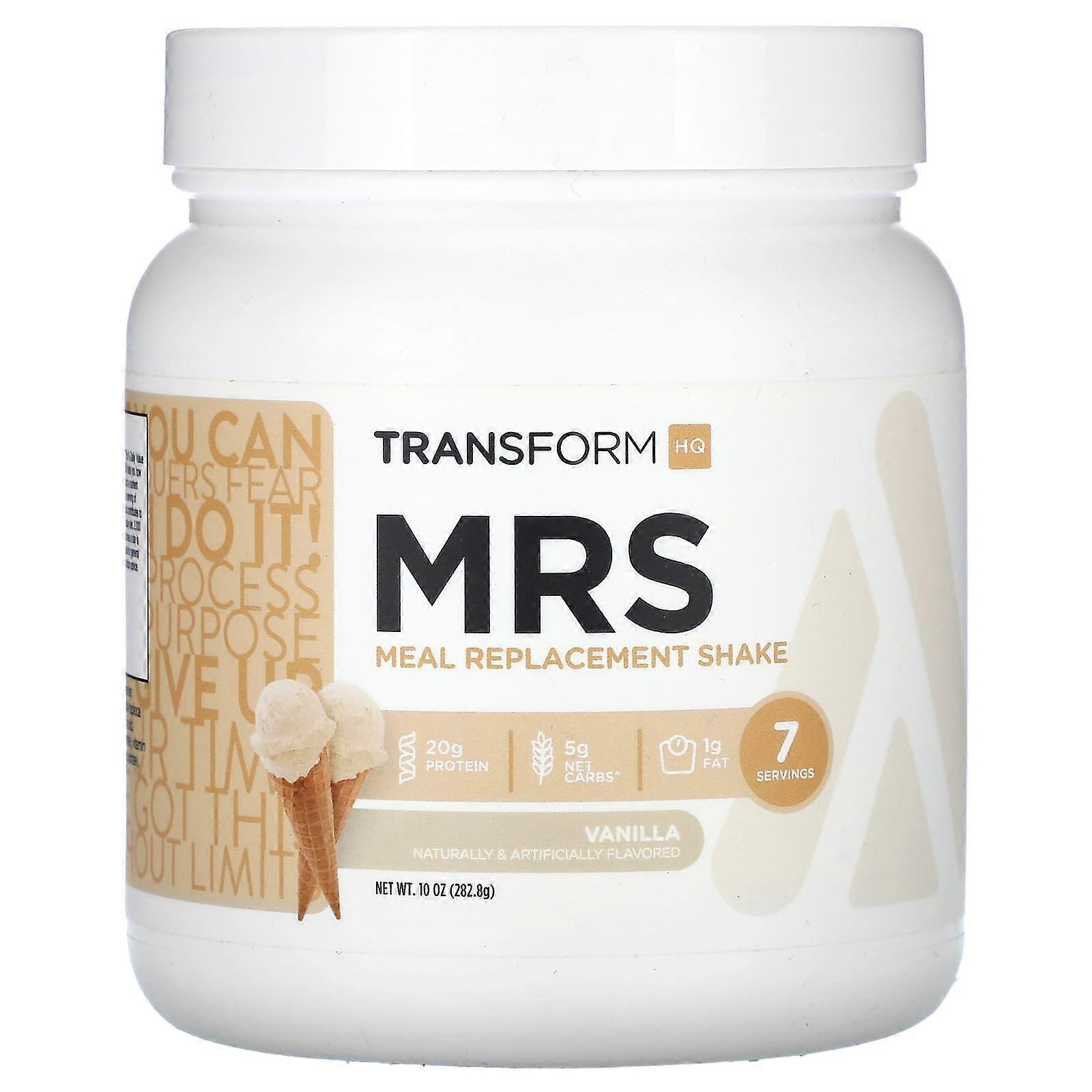 MRS, Meal Replacement Shake, Vanilla, 10 oz (282.8 g)