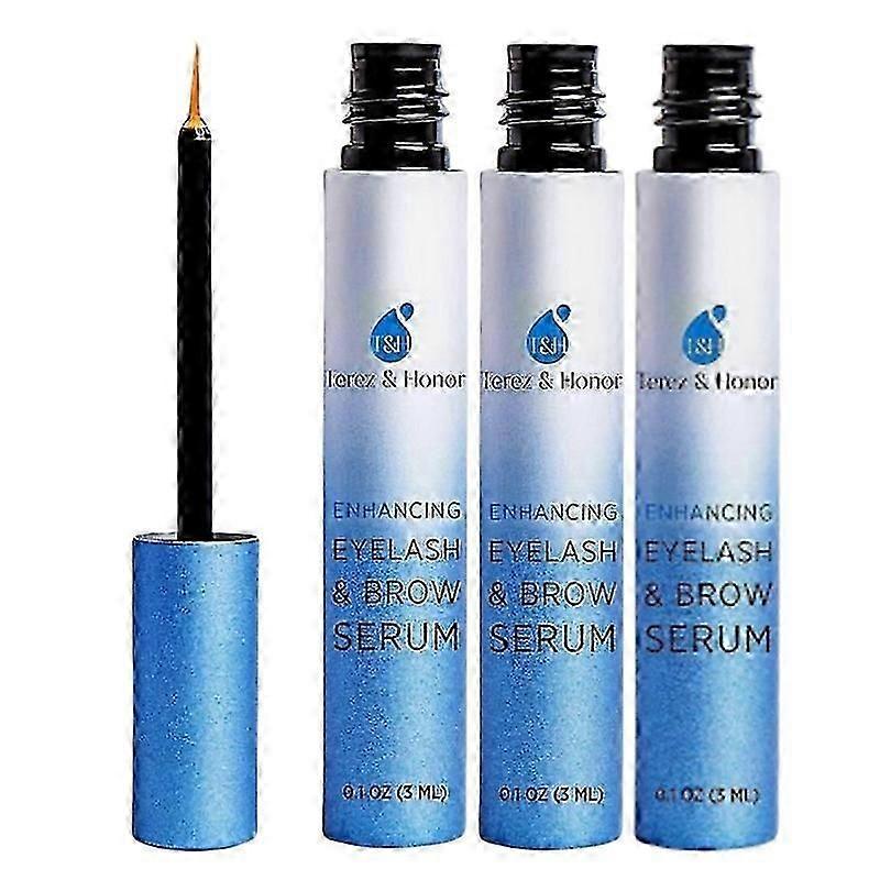 3ml Eyelash Growth Serum Lengthen Thicken Volumize Eyelashes Curl Eyebrows Gentle And Effective Non-irritating Sensitive Skin