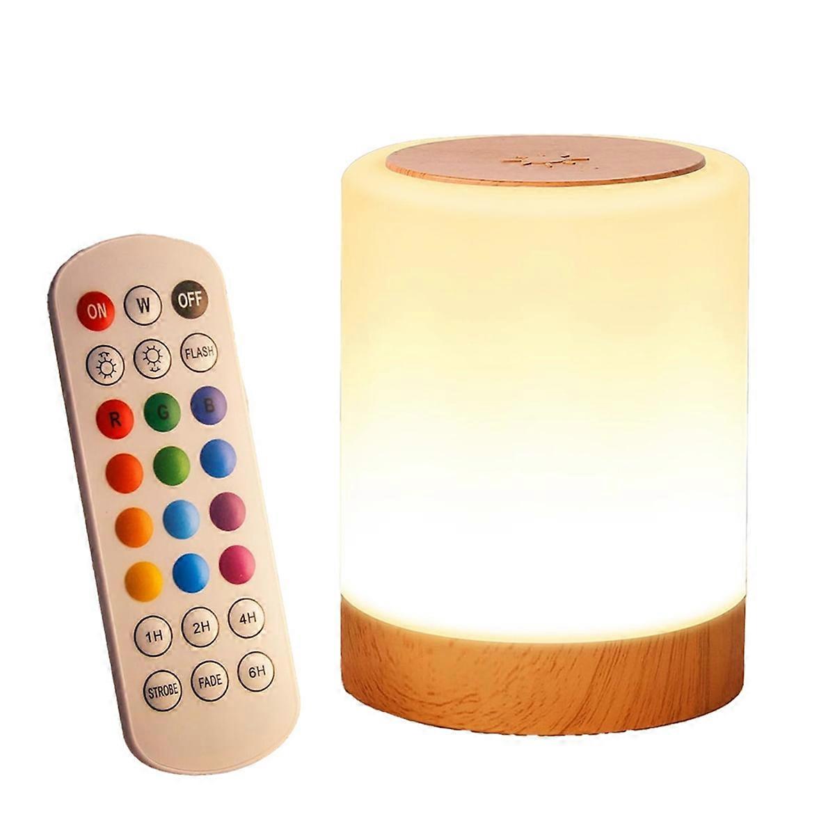 Kids Night Light ,LED Bedside Touch Lamp with Remote Control,