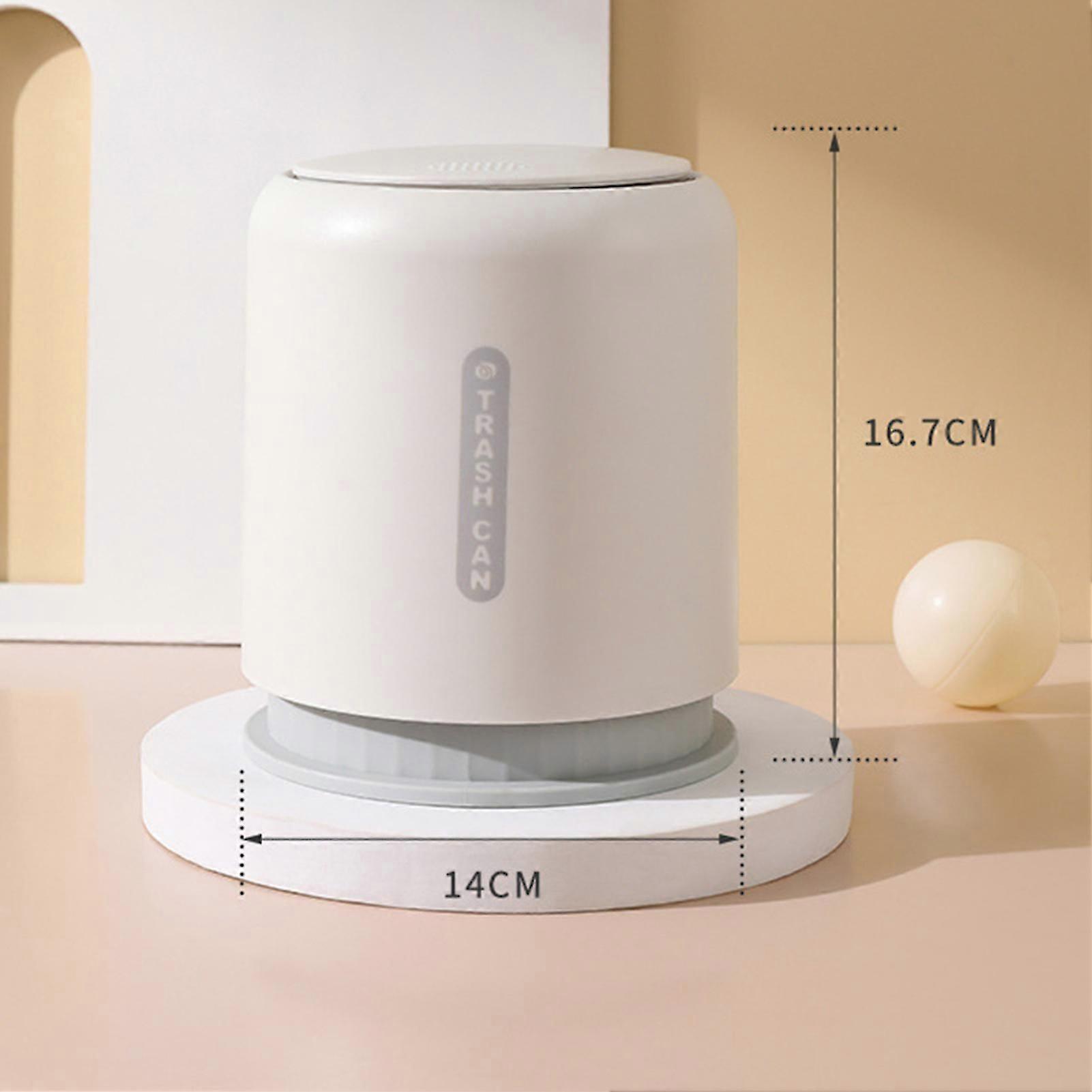 Creative Audio Desktop Trash Can Large Capacity Press-type Garbage Bin