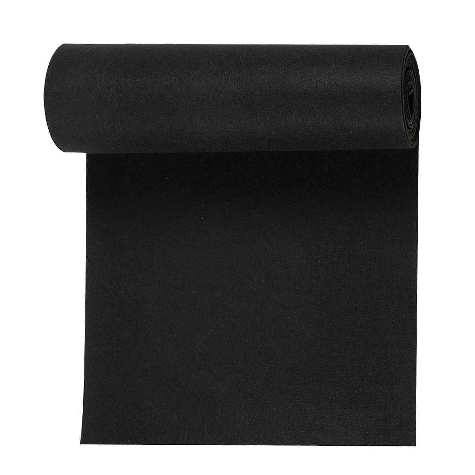 Fabric Planter Liner Roll Black  Moisture Retention, Breathable Planter Sheets, Replacement For Balcony, Patio, Garden
