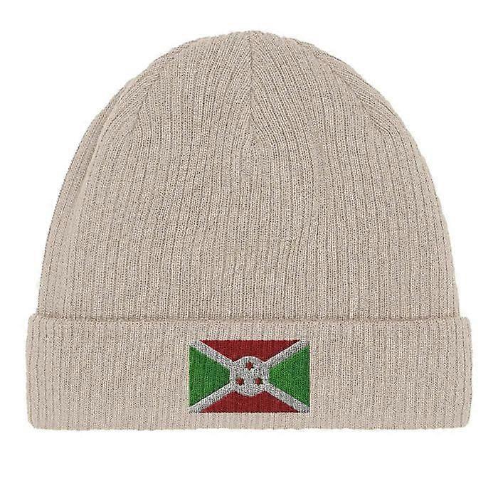 Burundi Flag Cap in Beige