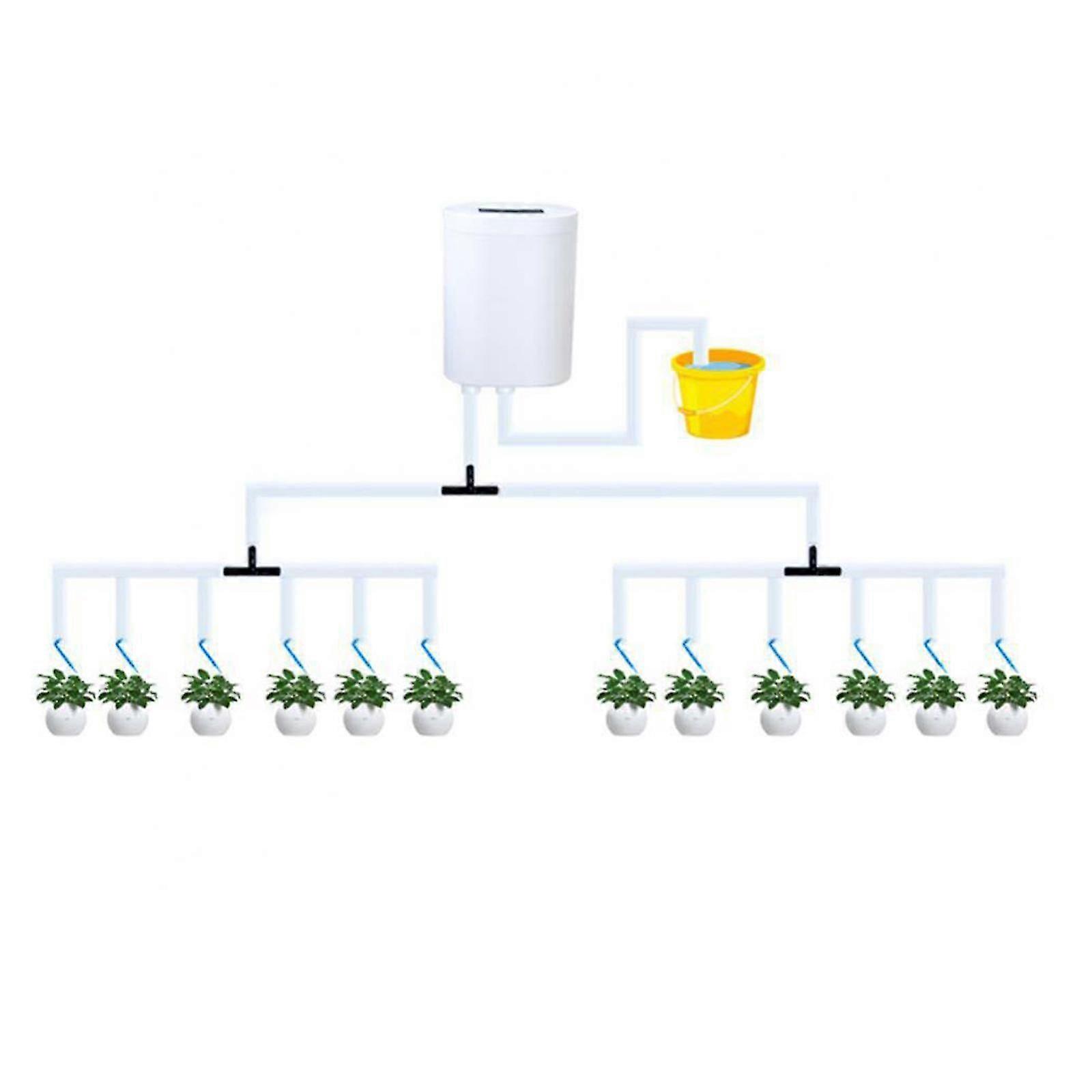 Automatic Diy Drip Irrigation System Plant Timer Self Watering Garden Hose Kit T