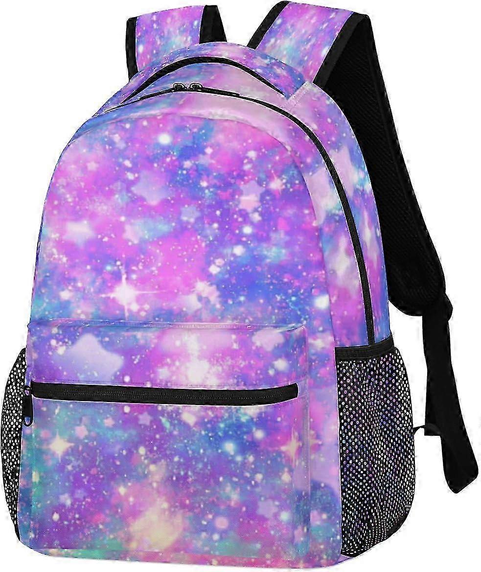 25-26 Barnryggsäck Glitterrosa Lila Student Skolväska Vattentät Pojkar Flickor Dagsryggsäck Hopfällbar Barnväska För Skolresor