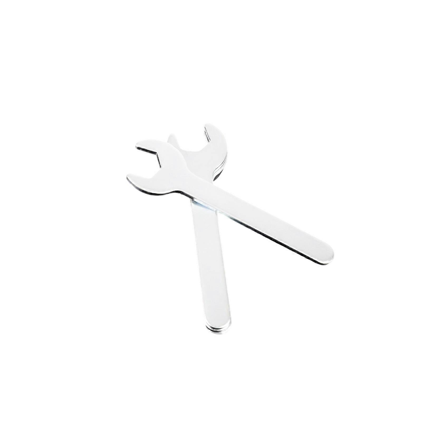 Thin Zinc Plating Open End Wrench With Ergonomic Handle Flat Wrench For Tight Space And Secure Bolt Grip  8mm