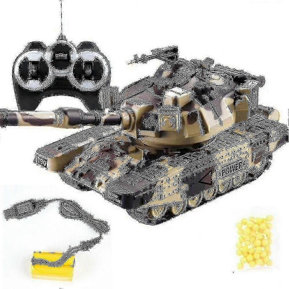 Battle Tank Heavy Large Interactive Remote Control Toy Car With Shoot Tanks