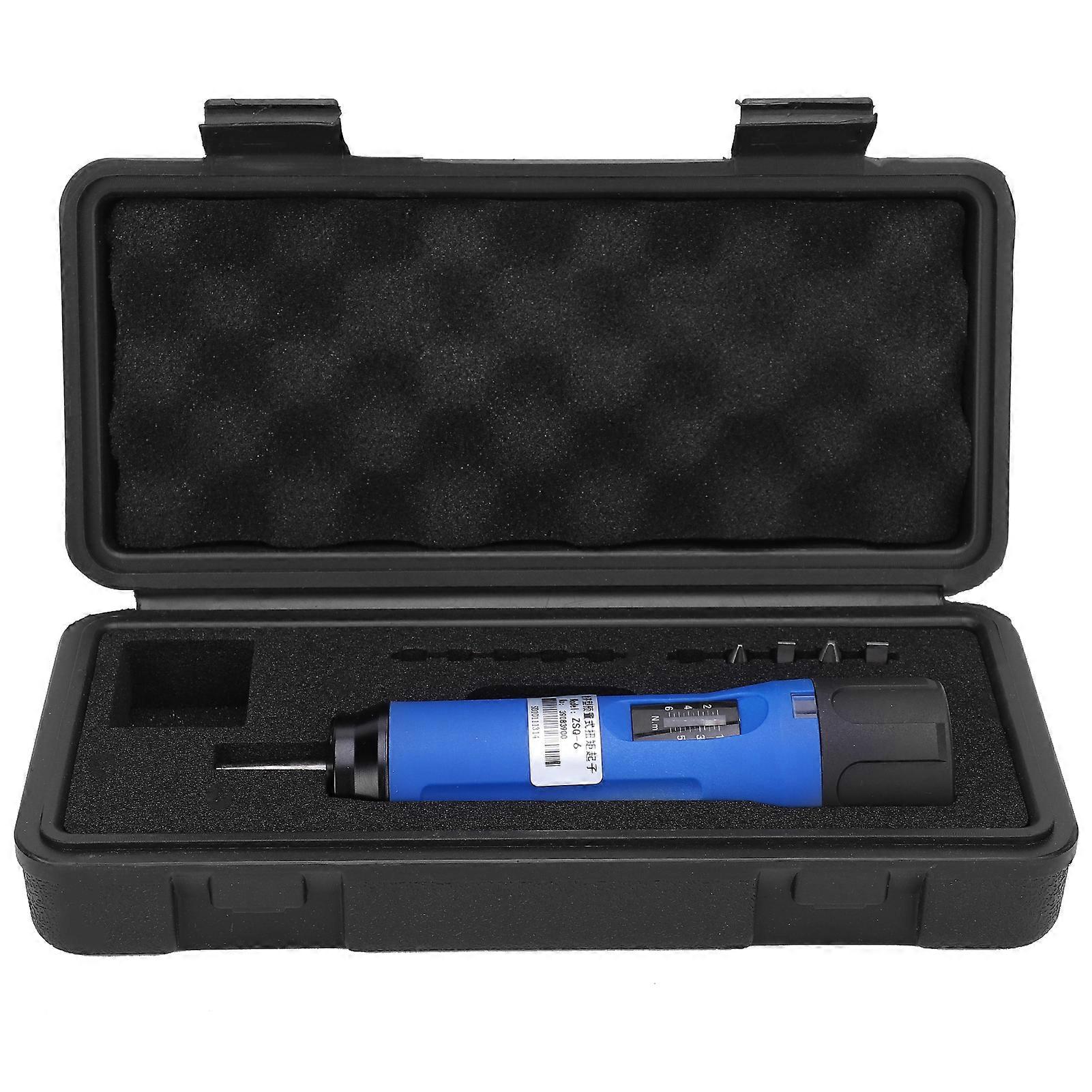 Torque Screwdriver ZSQ‑6 Economical Preset Portable Wrench Hand Tools Replaceable Bits