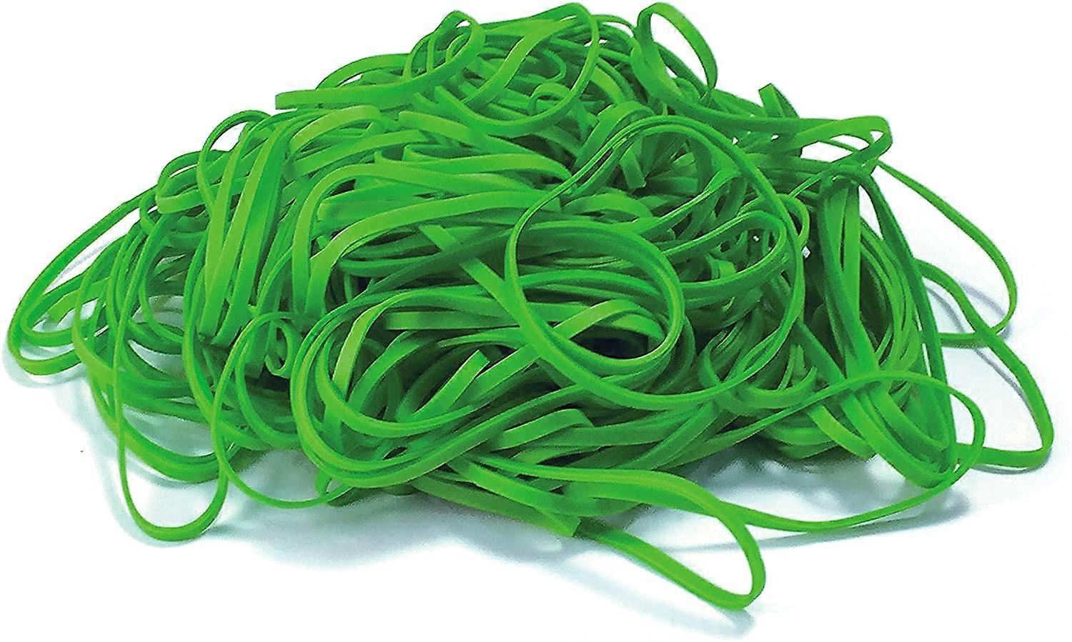 2pcs 200 Bright Green Rubber Bands, Size 33, 200/Bag
