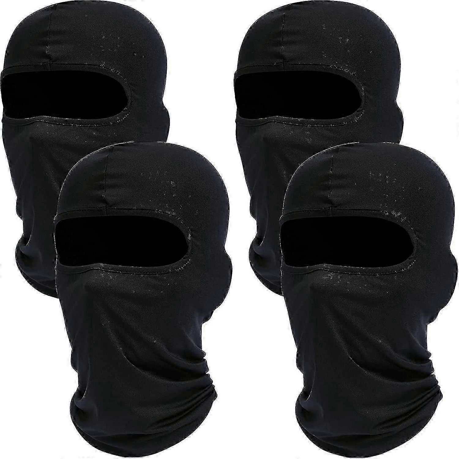 4 Adet Balaclava Yüz Kayak Maskesi: Tam Yüz Örtüsü Başlık Erkekler Kadınlar İçin Shiesty Maskeler