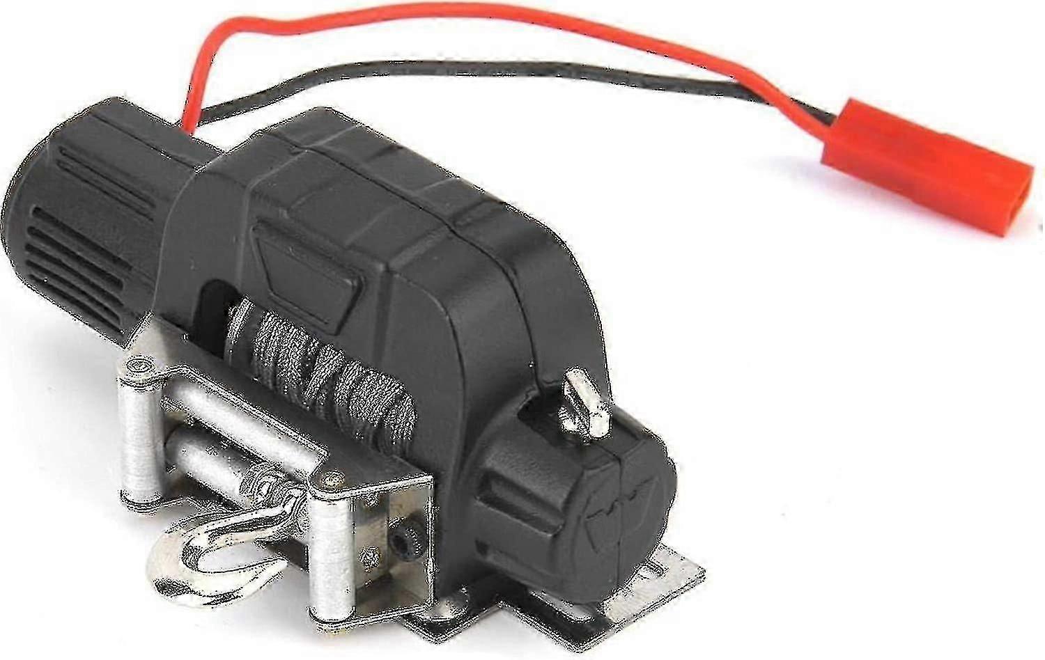 リモートコントロール付き電動ウインチ、CNC精密、ヘビーデューティリフティング用の赤いフックとブラックのデザイン