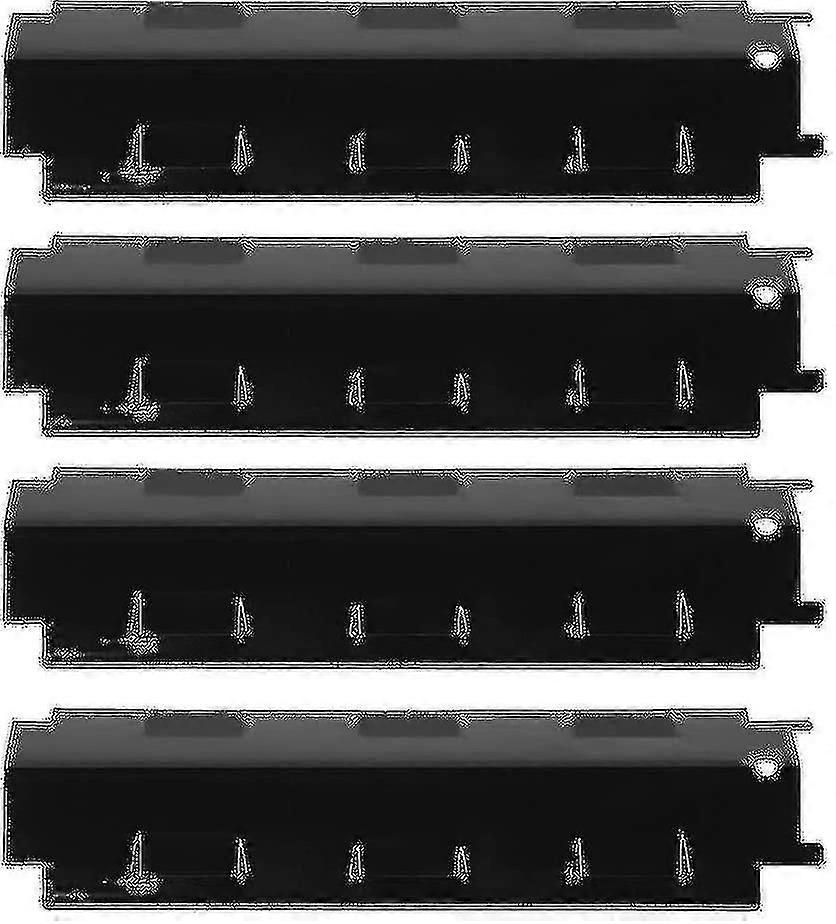 4pcs バーベキューグリドルステンレス鋼ヘビーデューティグリルグリルグリルヒートシールドスペアパーツバーベキューガスグリル交換部品炭火グリルグリル用グリル