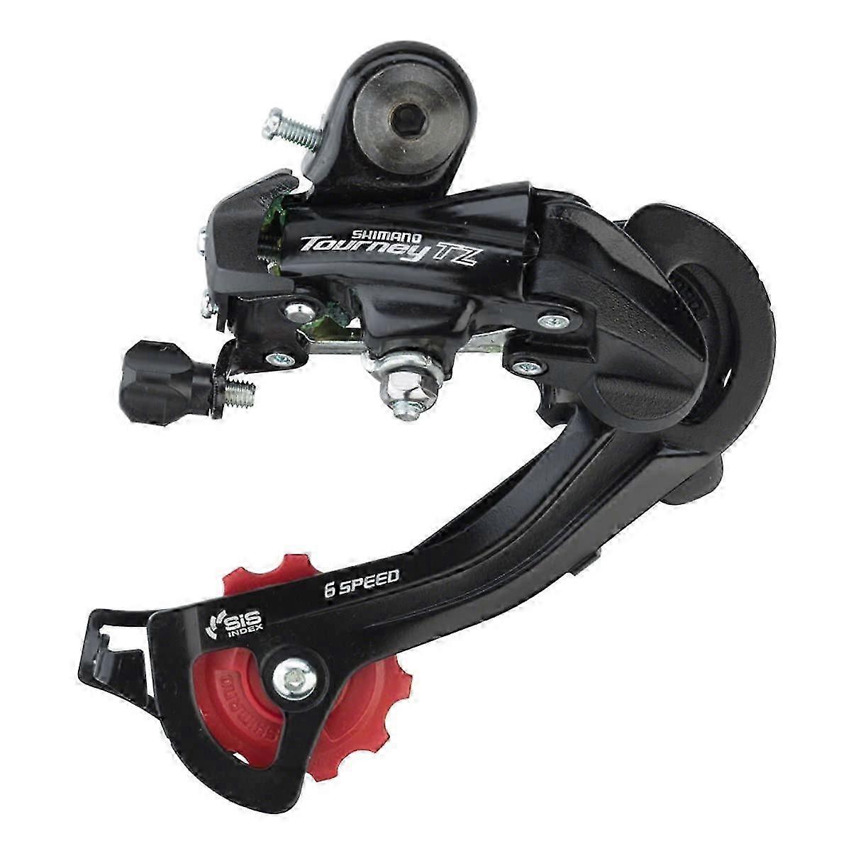 RD-TZ500 6 speed rear derailleur Tourney with bracket