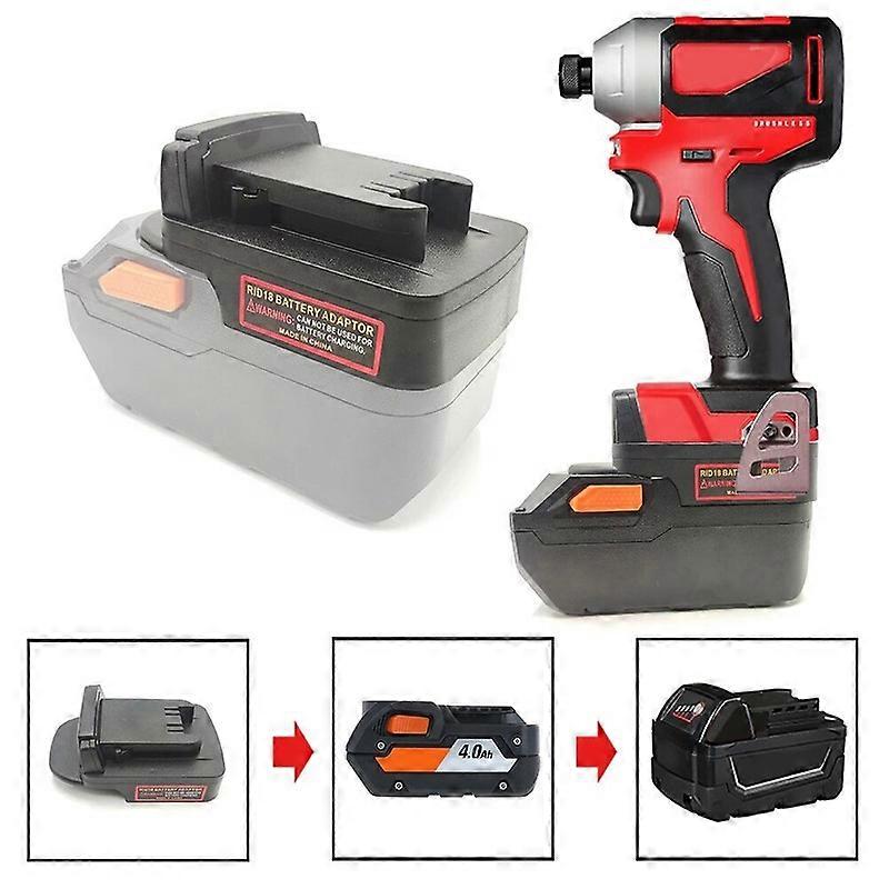 Battery Adapter For Ridgid For AEG 18V Battery Convert To for Milwaukee 18V Tool