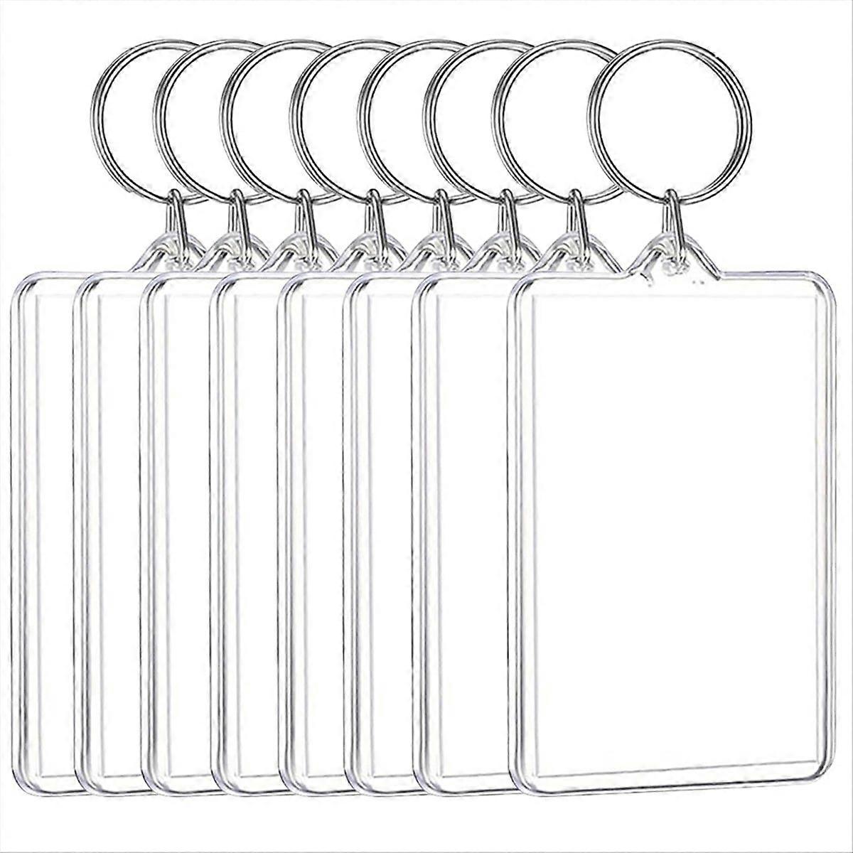 Picture Keychains Photo Frame Key Chain Pendant Photo Souvenir Decorative Buckle DIY Gift Key Chain