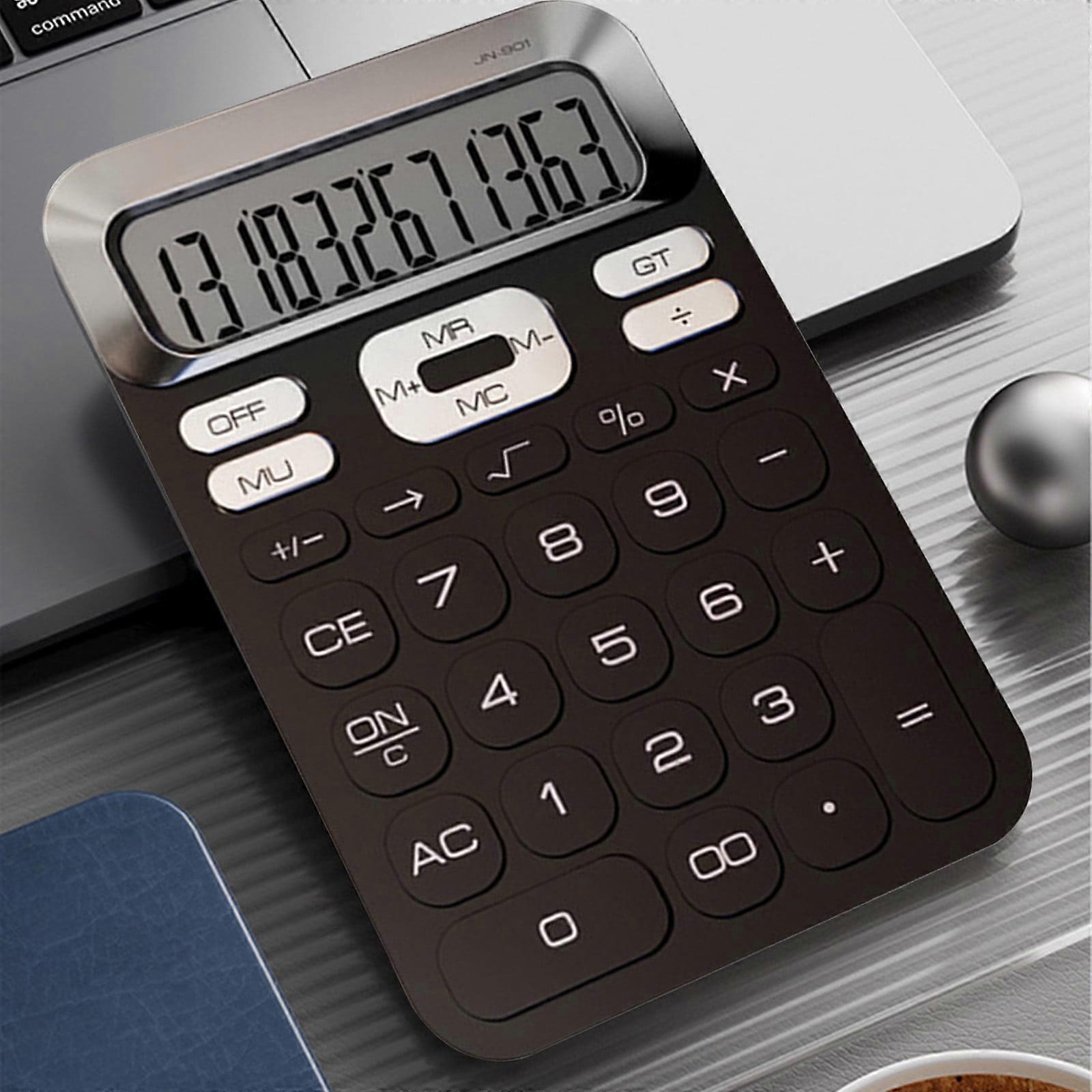 Viflosae Cute 12-Digit Portable Scientific Calculator for Students, Mini Body with Non-slip Pad, Clear Keys, Plastic Keys - Compatible with Student