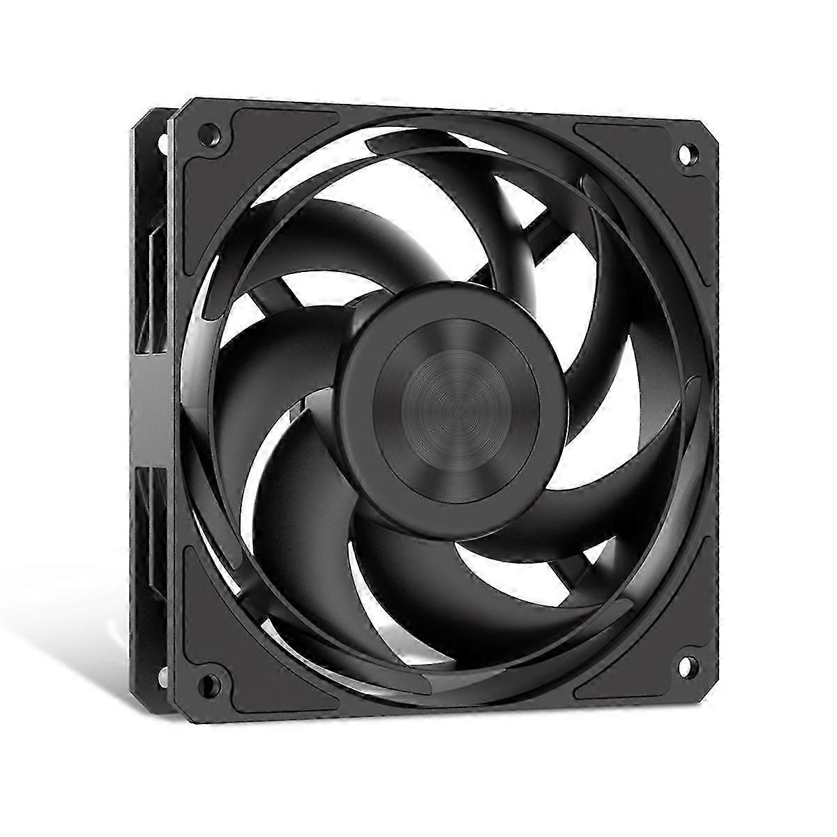12CM Chassis Cooling Fan DC 12V 4PIN PWM Fan 3000RPM Two Ball Bearing Performance Fan Computer CaseHwy