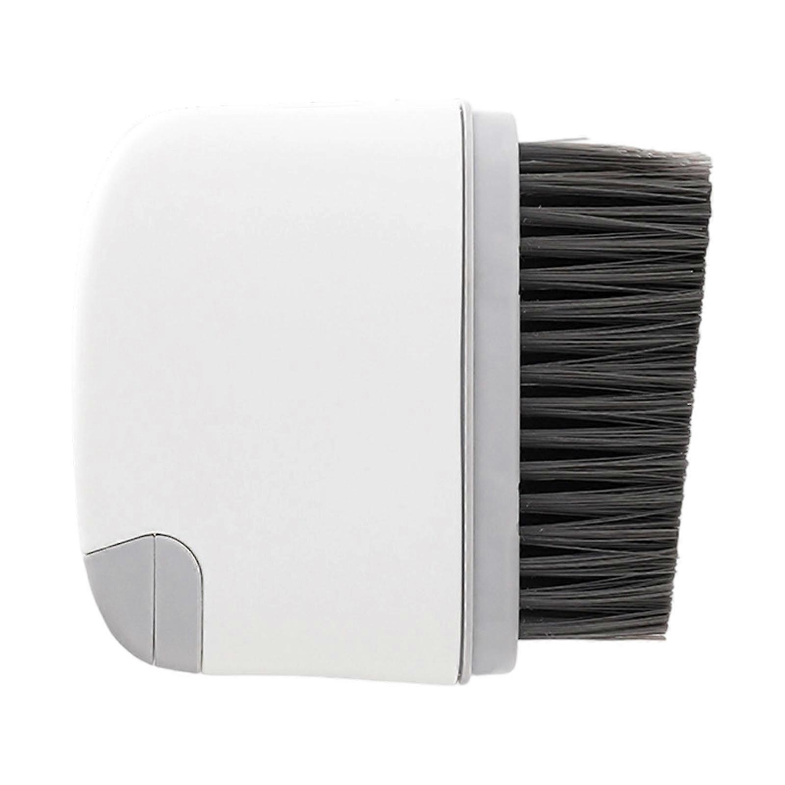 Efficient Kitchen Scrubber Tool With PP Bristles For Window Rail Sliding Door Grooves Appliance Crevices Deep Cleaning  Light Grey