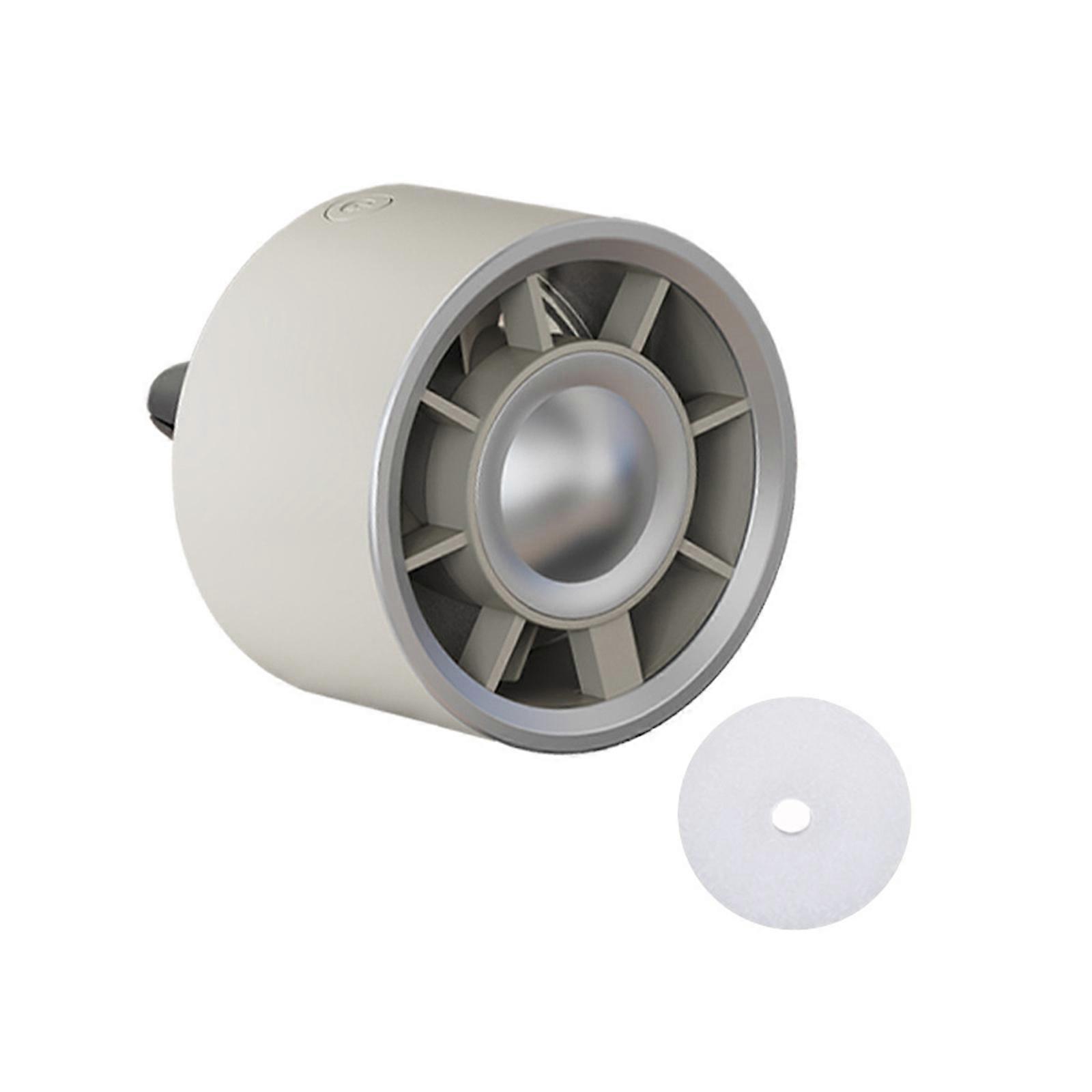 Rotating Electric Cooling Fan with Scent Diffuser & Ambients Light Car Air Vent Mounted Small Fan 3 Speed Multicolor
