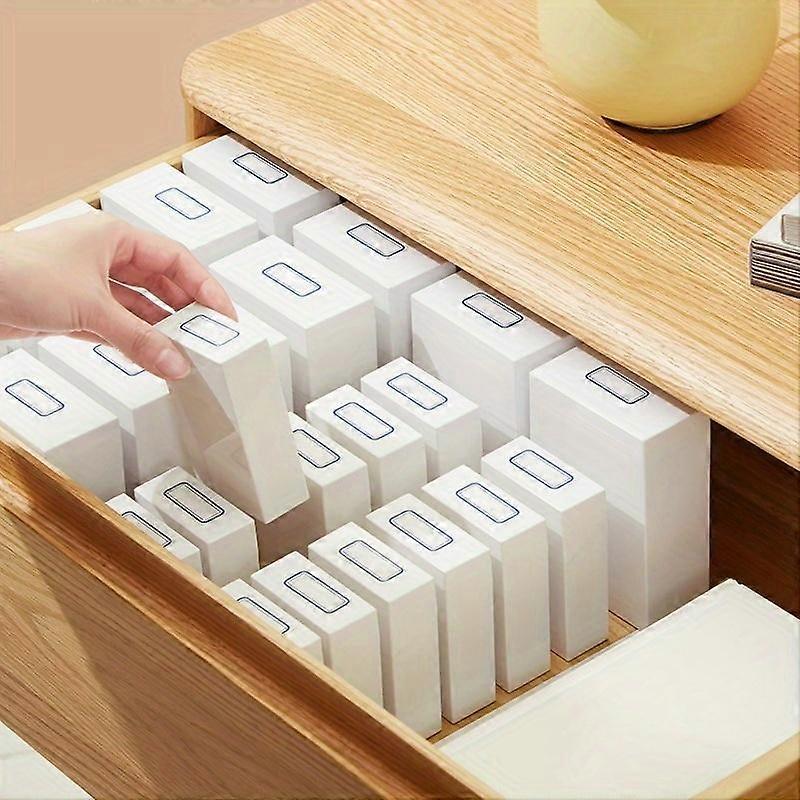 2pcs Household Clamshell Small Object Drawer Storage Box Desktop Sorting Box Small Storage Box