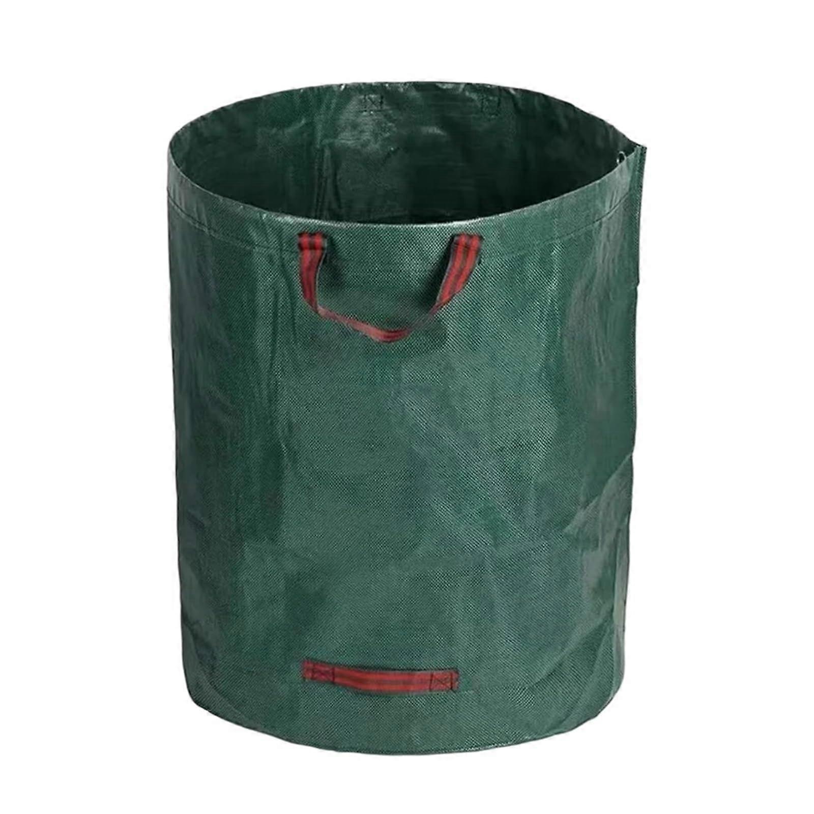 Foldable Reusable Trash Storage Container 200L Waterproof PP Woven Bag Large Capacity for Garden and Outdoor Use