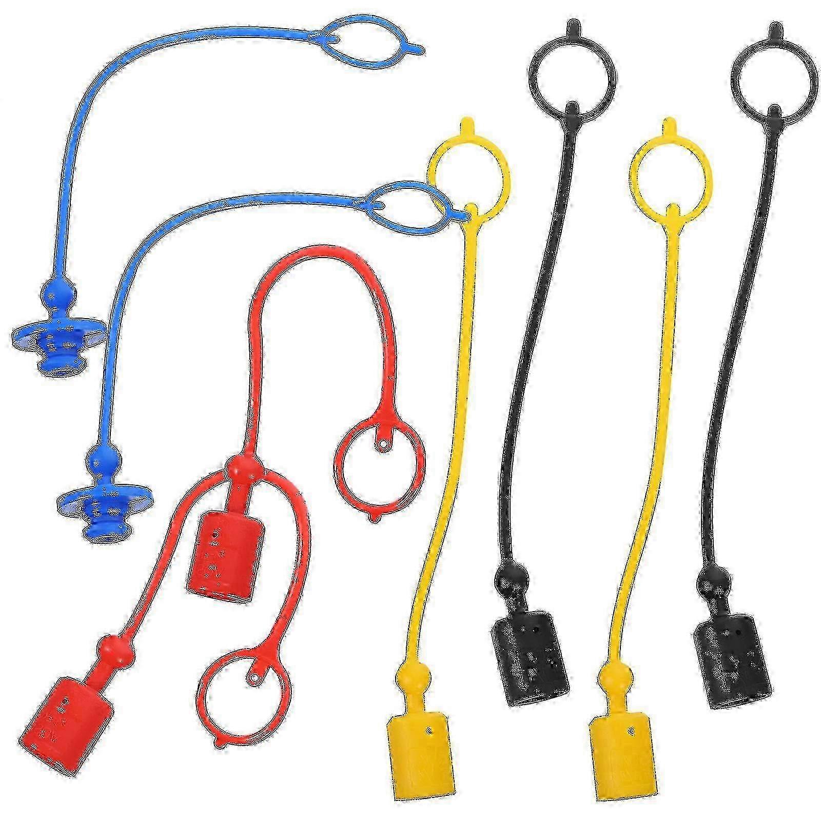 Quick Connector Coupler with 4 Hydraulic Coupling Covers and Dust Caps