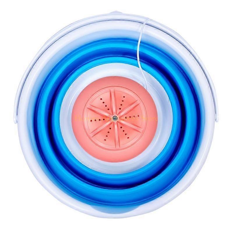 D0AB Mini Portable Folding Washing Machine Storage 10L Large Capacity for Turbine Washer USB Rechargeable Environmentally for