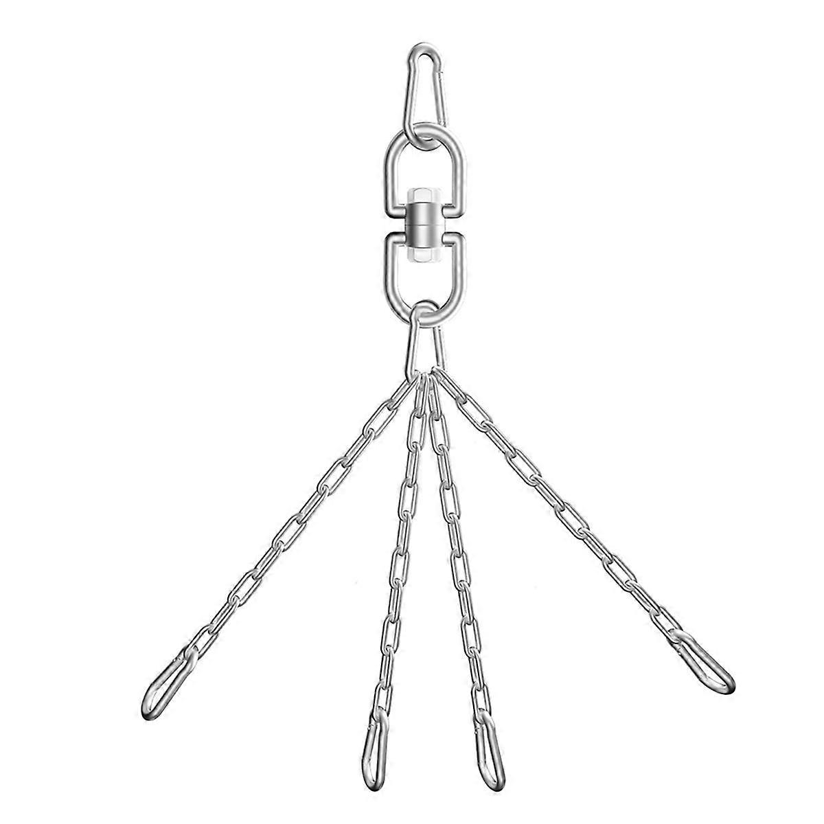 360 Rotation Heavy Bag Chain, Punching Bag Hanger with Swivel Chain for Hammock, Gym Swing, Yoga Swi