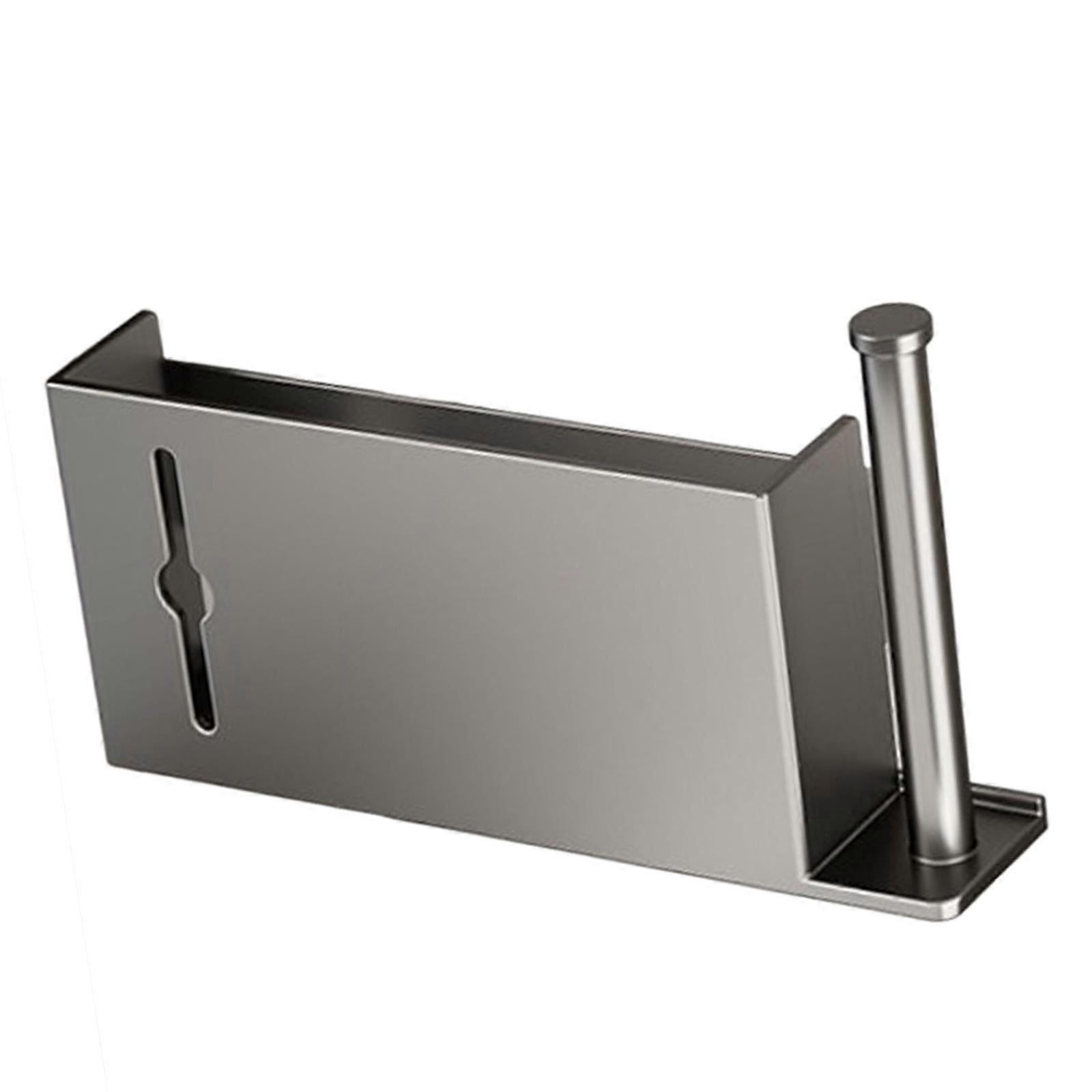 Multipurpose Cupboard Door Organiser Self Adhesive Storage Solution for Plastic Wrap and Foil Rolls Wall Mounted Box Multicolor