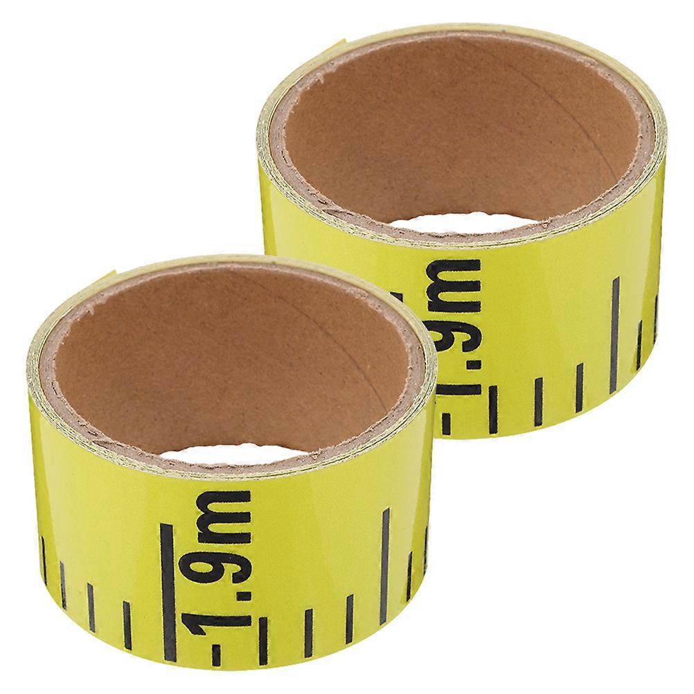 2pcs Swimming Pool Water Level Measure Sticker Swimming Pool Water Level Sticker Cistern Measuring Water Level Sticker Pool Accessory