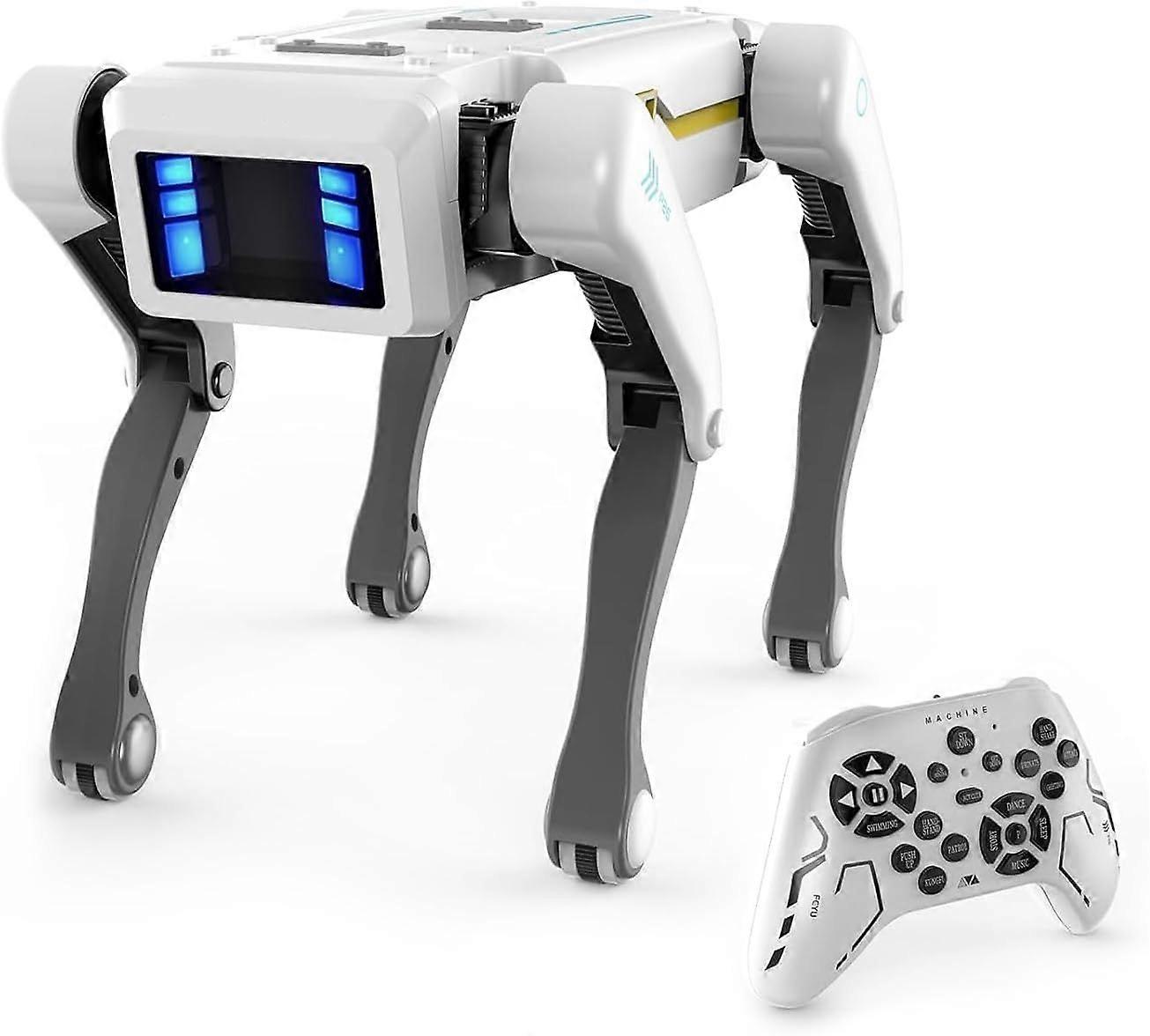 Robot Dog, Rechargeable Interactive Programmable Robot Dog Toy for Kids with Voice Commands