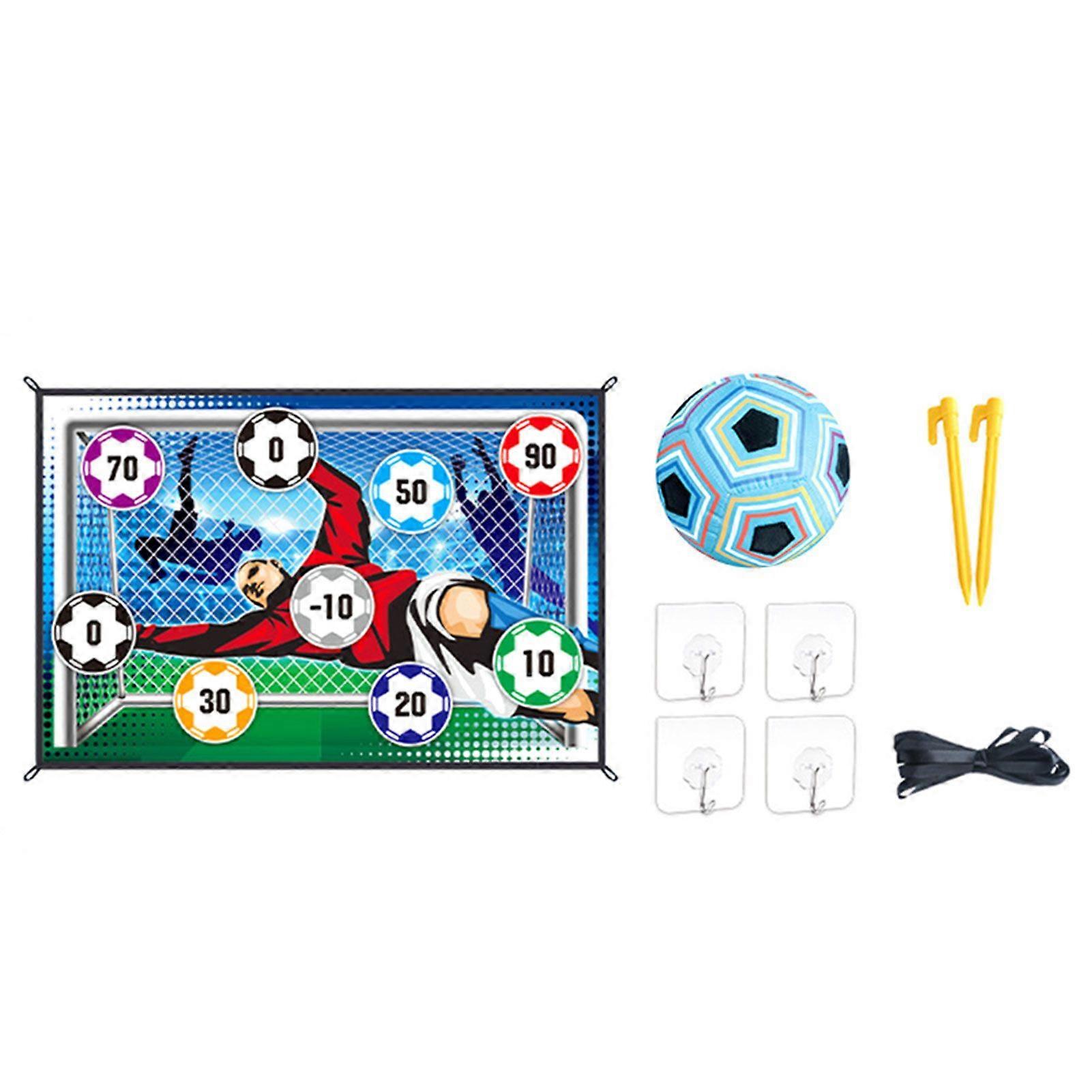 Zestaw do gry w piłkę nożną dla chłopców do gry w piłkę nożną na podwórku, idealny dla rodziców i dzieci w wieku 3-8 lat
