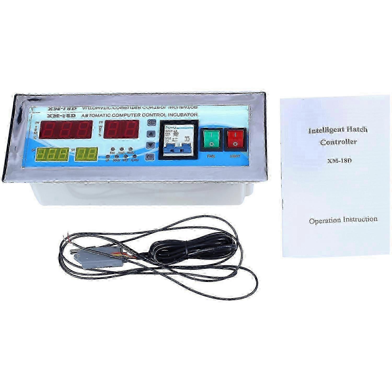 XM-18D Digital Egg Incubator Controller with Precise Temperature and Humidity Monitoring System