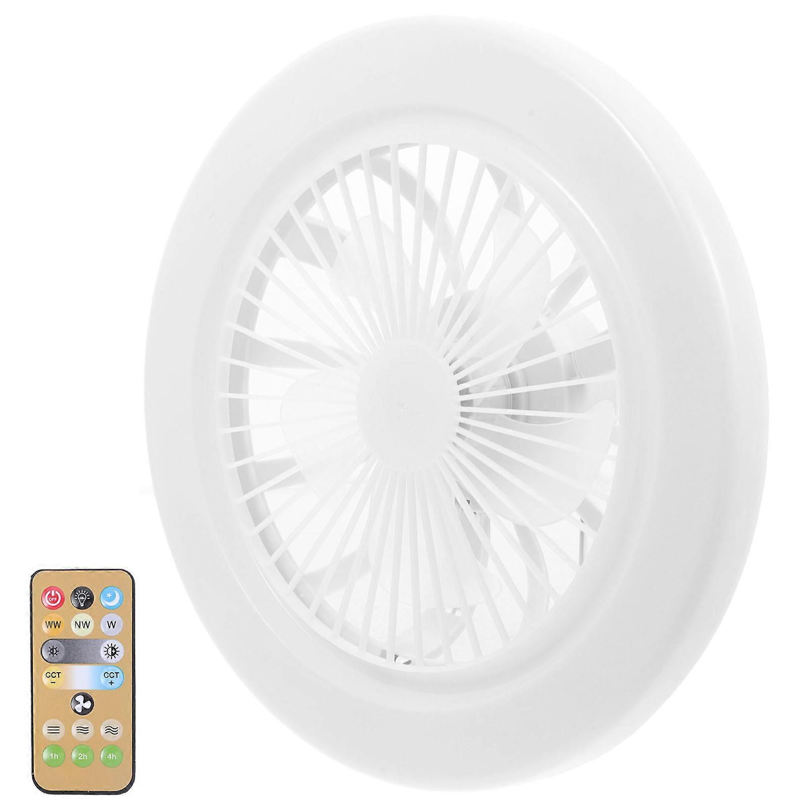 LED Fan Light Ceiling Fan Lamp with Adjustable Brightness 1Set