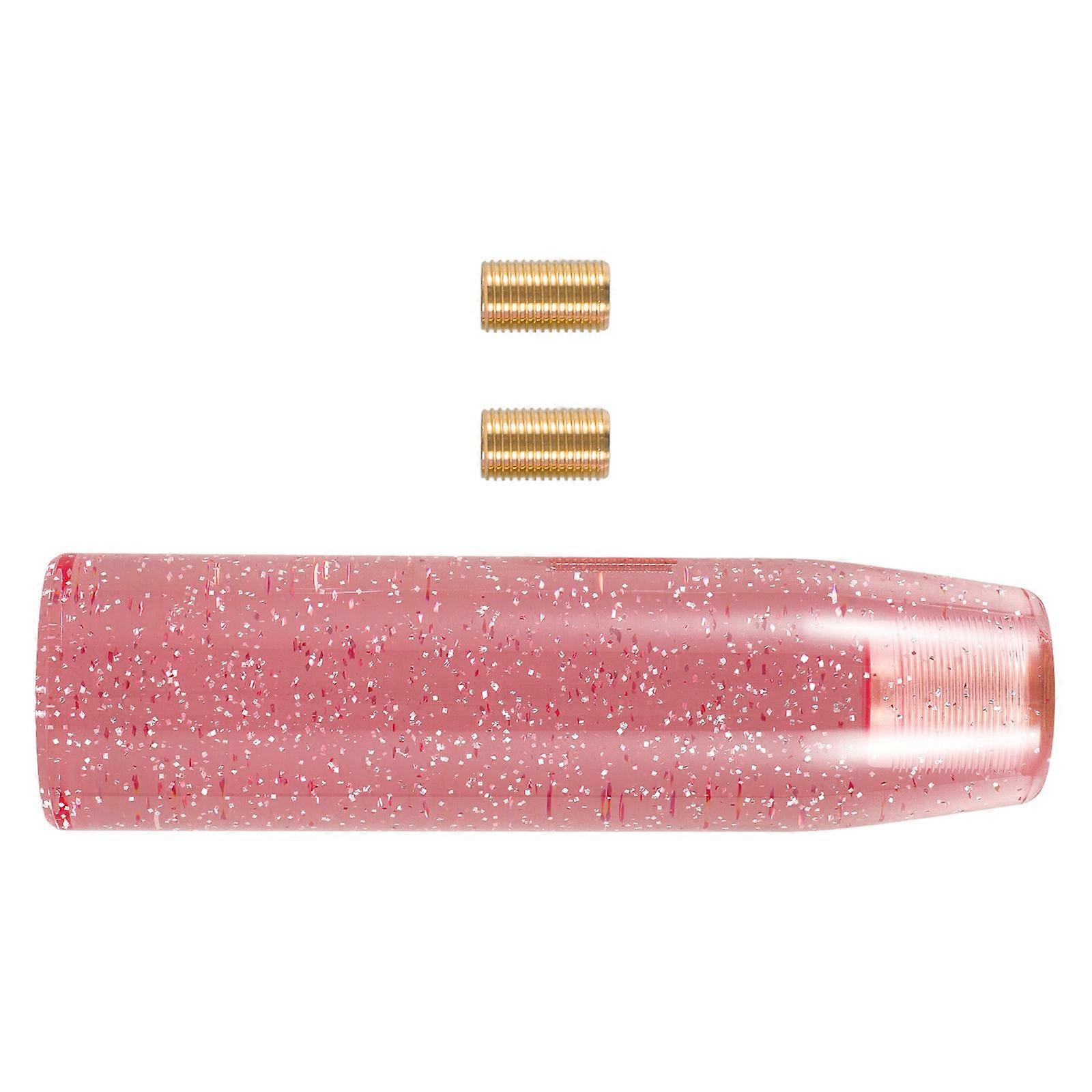 Manual Gear Shift Knob for Car Use Pink Acrylic Shift Knob