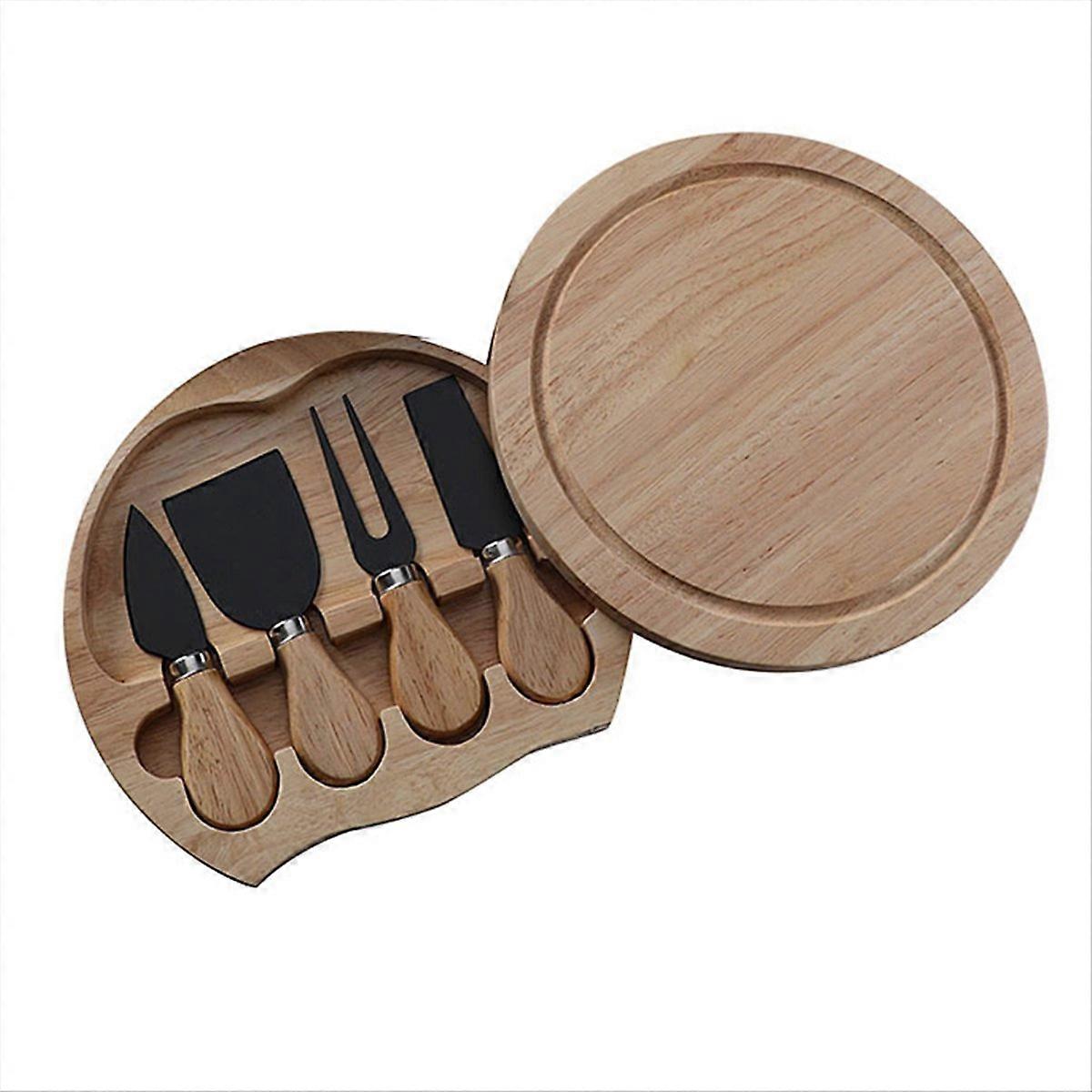 Osteknivskovl i rustfrit stål, sort