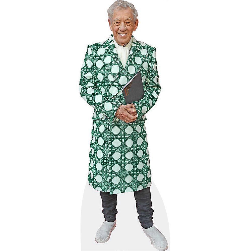 Ian McKellen (Green Coat) Cardboard Cutout (lifesize OR mini size). Standee. Stand Up.